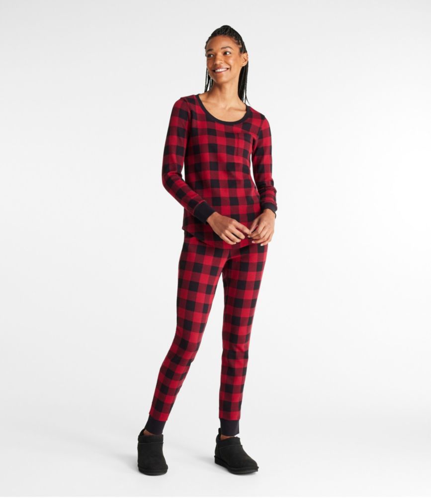 Women's Waffle Lounge Set, Print - leoleo123123