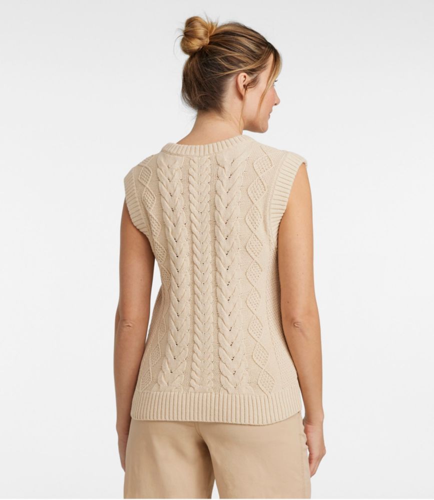 Women's Signature Classic Fisherman Sweater Vest - leoleo123123