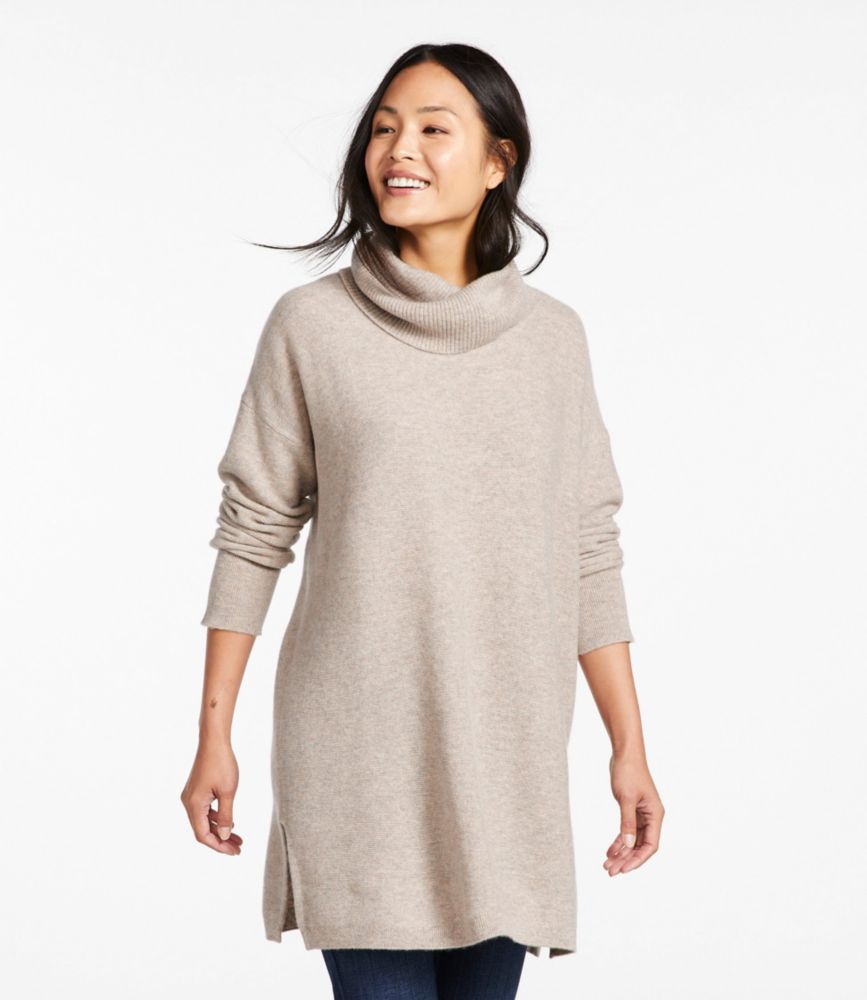 Women's Respun Cashmere Turtleneck Sweater - leoleo123123