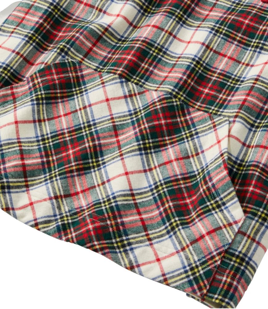 Women's Scotch Plaid Flannel Sleep Top - leoleo123123