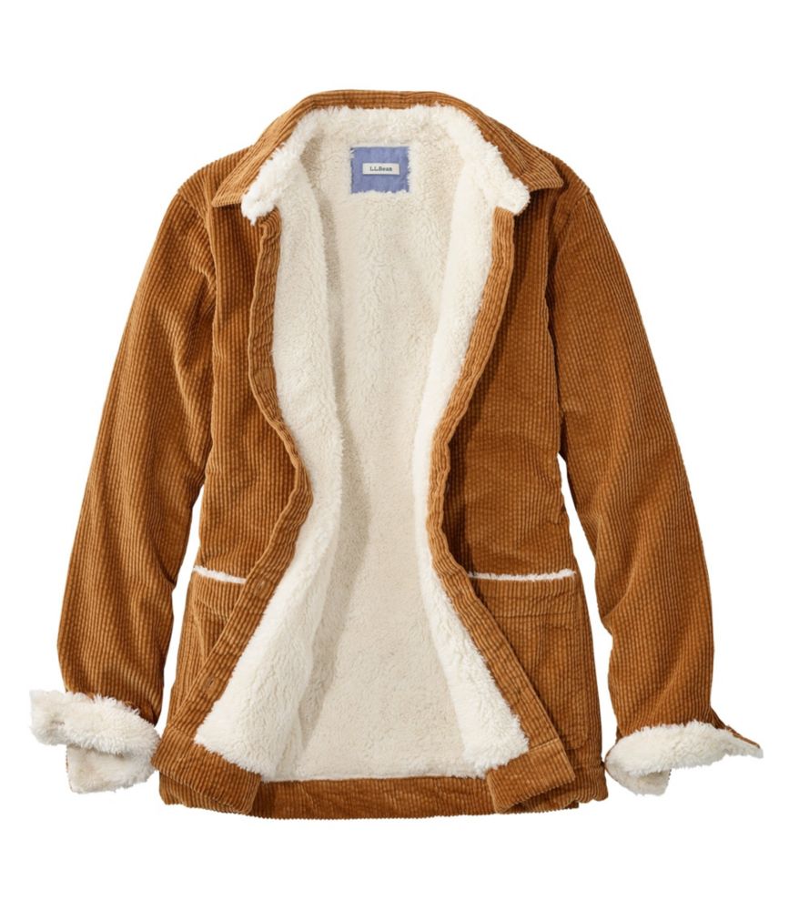 Women's Comfort Corduroy Relaxed Shirt, Lined - leoleo123123