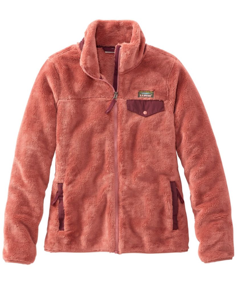 Women's L.L.Bean Hi-Pile Fleece Jacket - leoleo123123