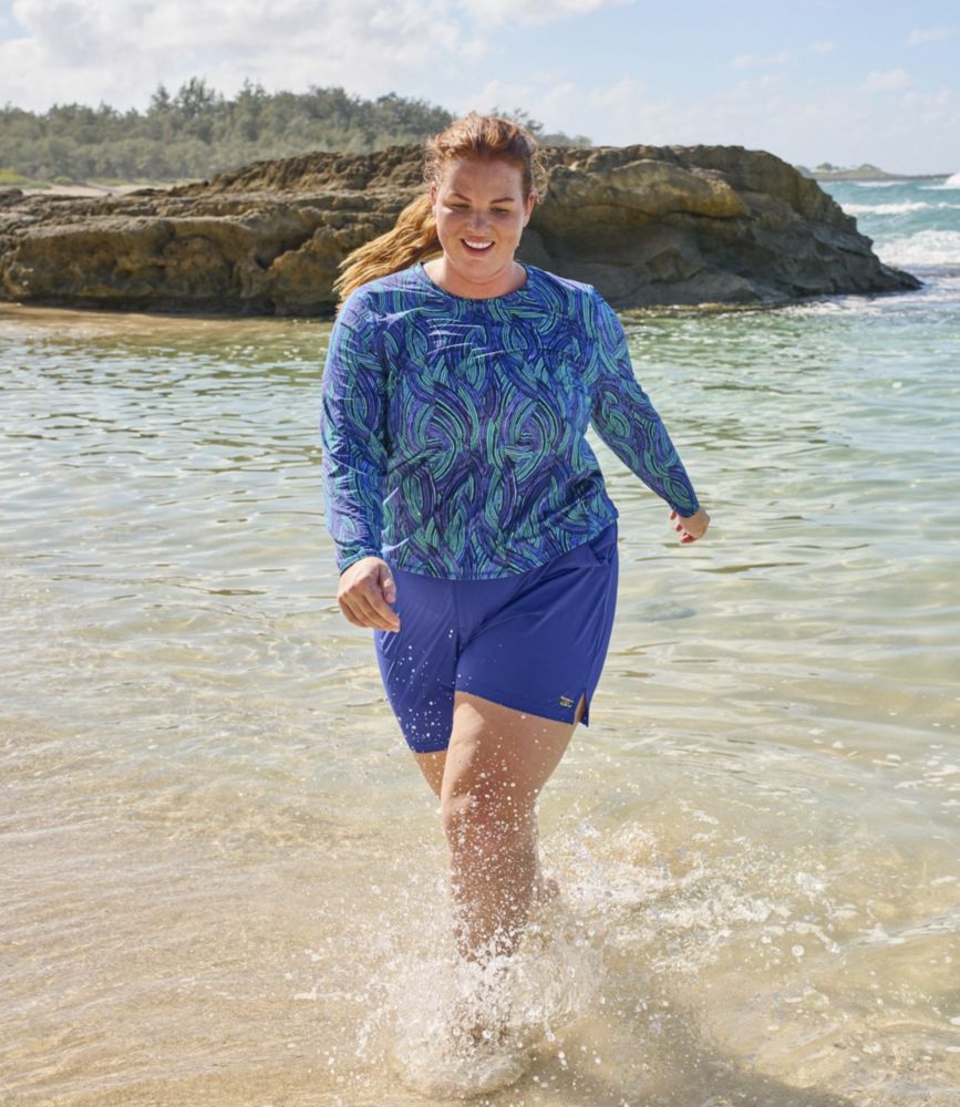 Women's SunSmart® UPF 50+ Sun Shirt, Print - leoleo123123