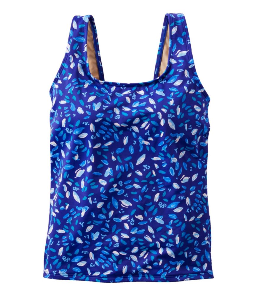 Women's BeanSport Swimwear, Scoopneck Tankini Top, Print - leoleo123123