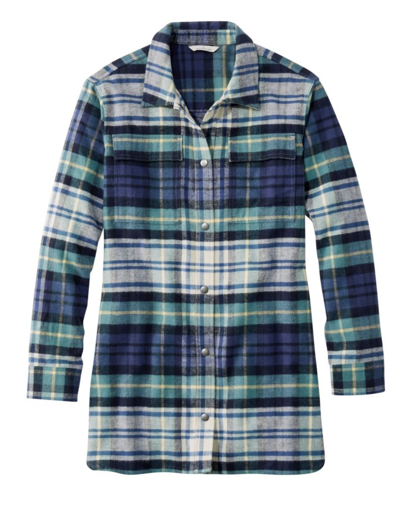 Women's Signature Chamois Shirt, Snap-Front Plaid - leoleo123123