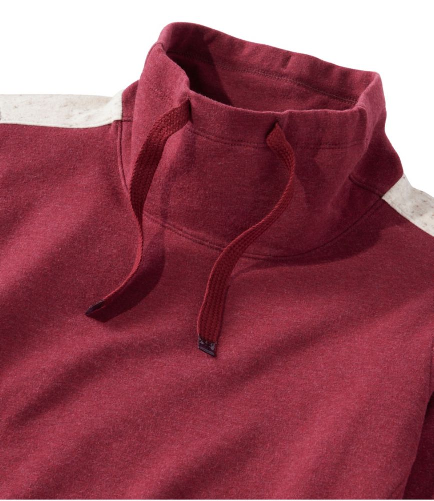 Women's L.L.Bean Cozy Mixed-Knit Pullover, Colorblock - leoleo123123