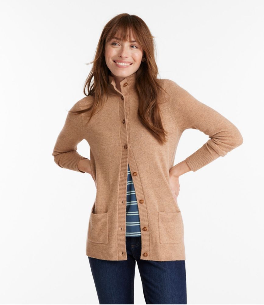 Women's Classic Cashmere Button-Front Cardigan - leoleo123123