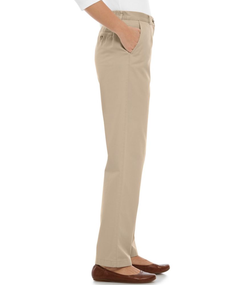 Women's Wrinkle-Free Bayside Pants, Ultra High-Rise Comfort Waist Tapered-Leg - leoleo123123