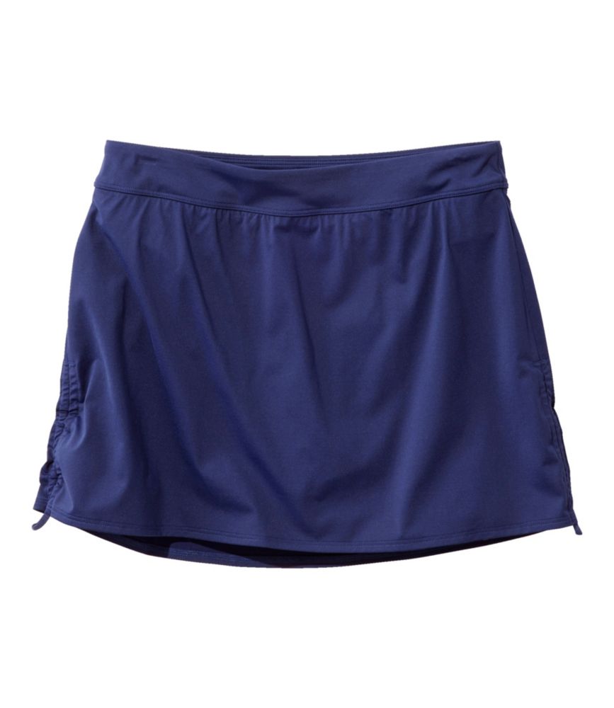 Women's New Currents Swimwear, Ruched Swim Skort - leoleo123123