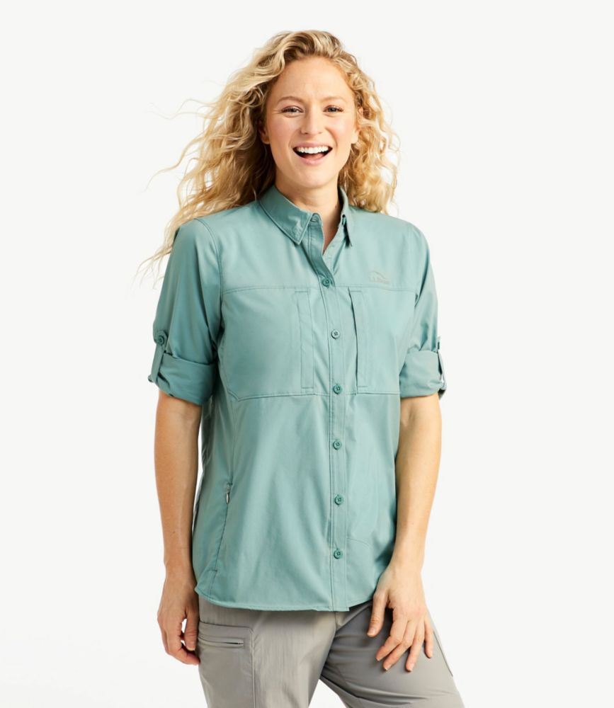 Women's Tropicwear Pro Stretch Shirt, Long-Sleeve - leoleo123123