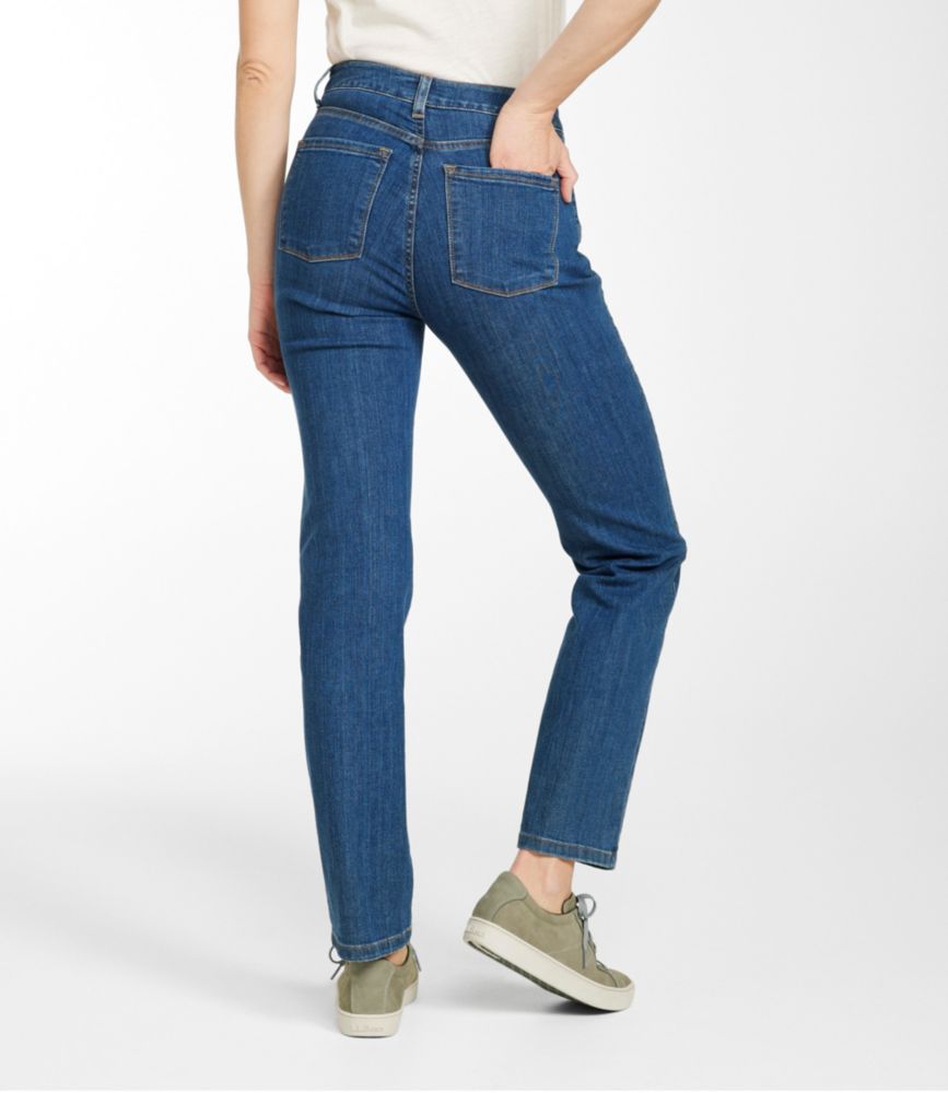 Women's True Shape Jeans, High-Rise Straight-Leg - leoleo123123