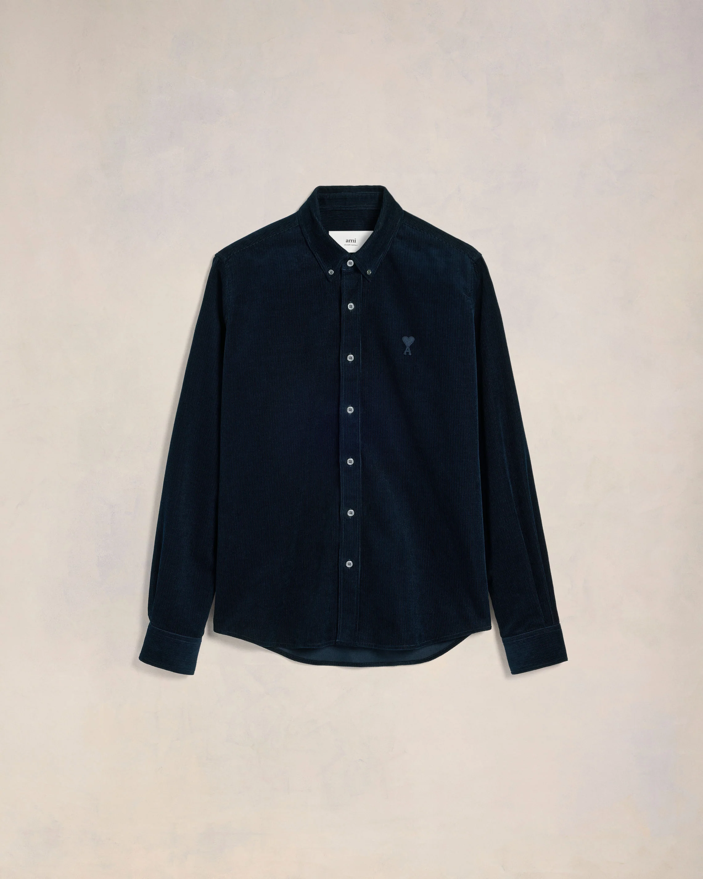 Navy Blue Classic Fit Shirt - leoleo123123