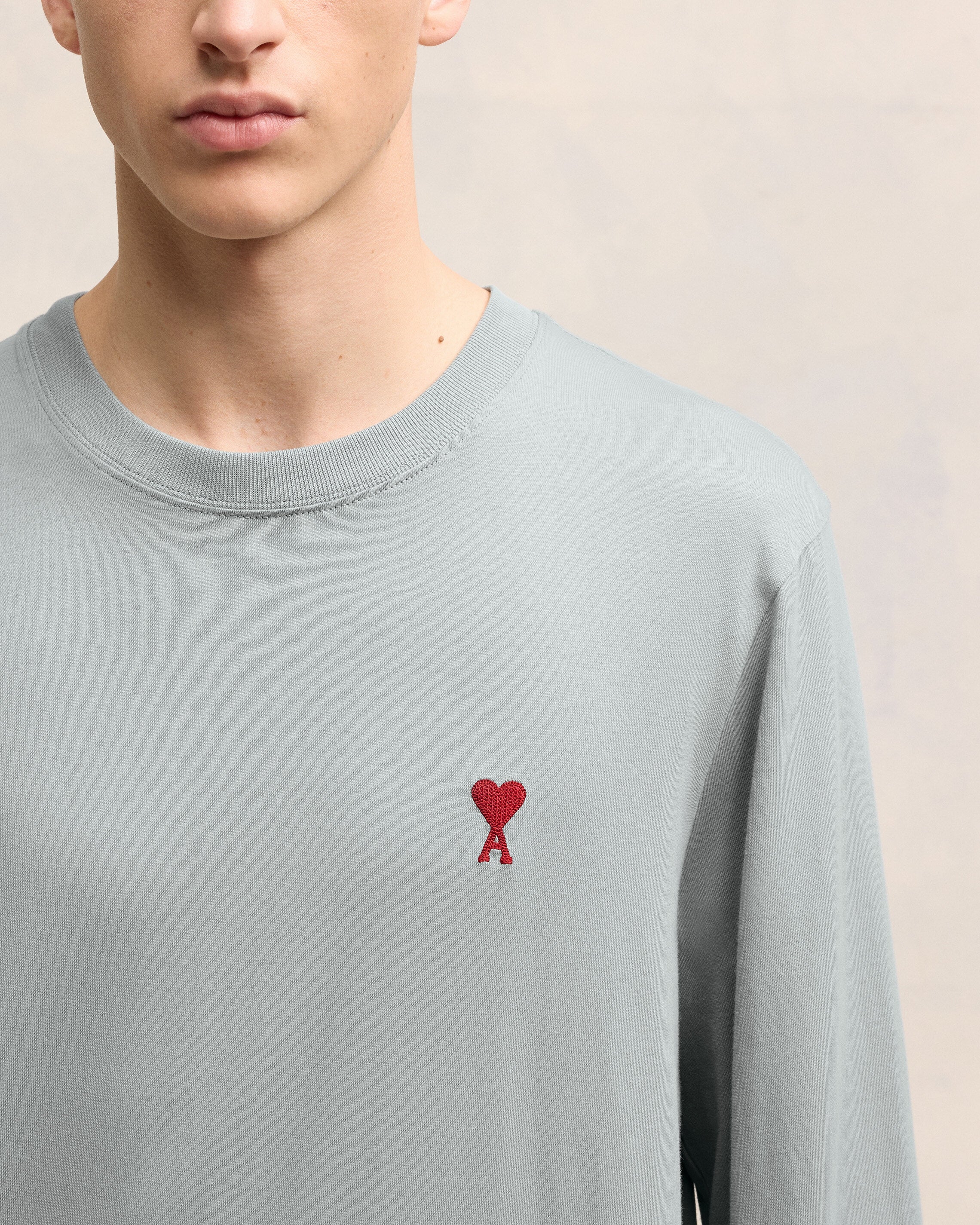 Clay Blue Red Ami De Coeur Longlseeves T-Shirt - leoleo123123
