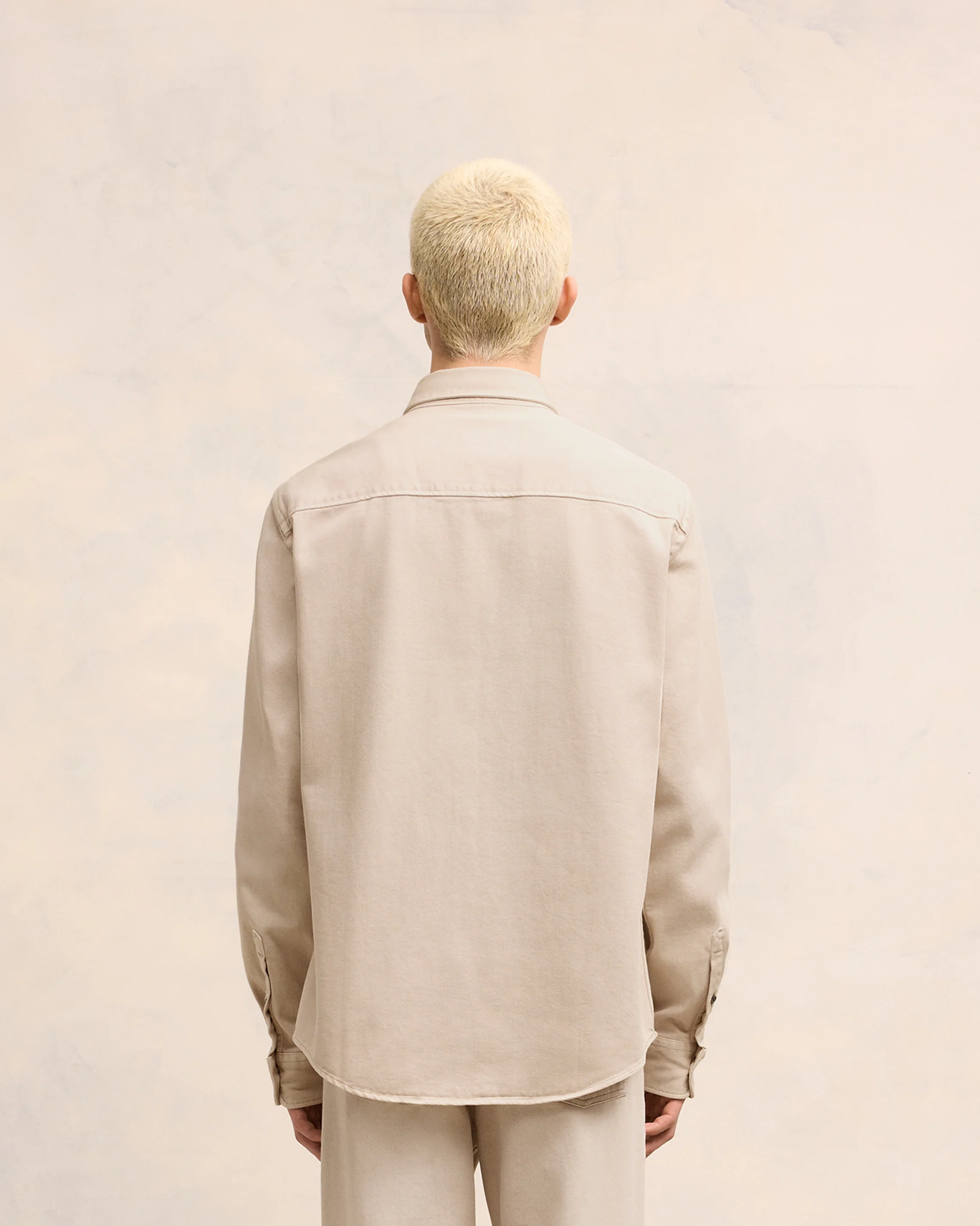 Off White Button-Down Ami De Coeur Shirt - leoleo123123
