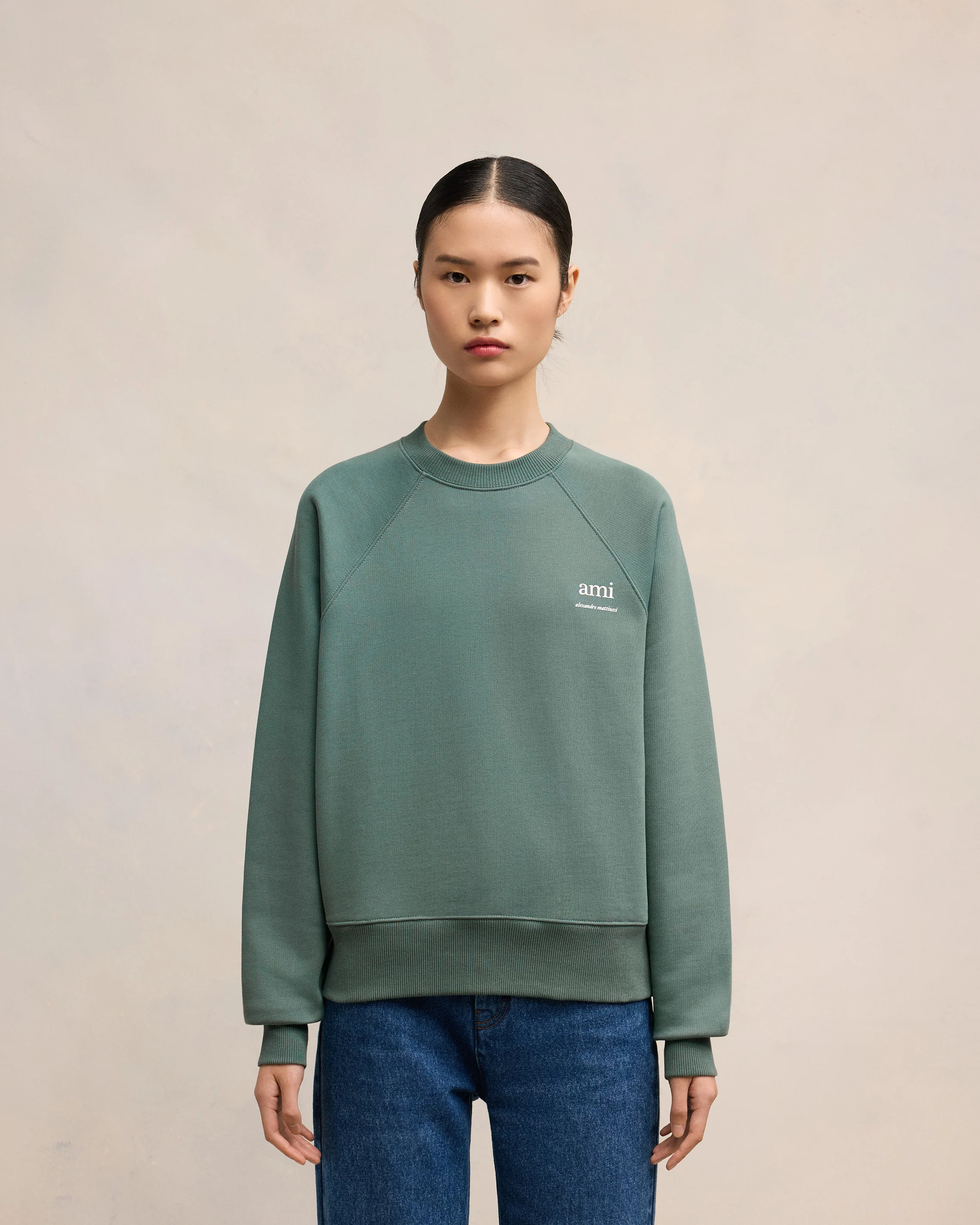 Antique Clay Ami Alexandre Mattiussi Sweatshirt - leoleo123123