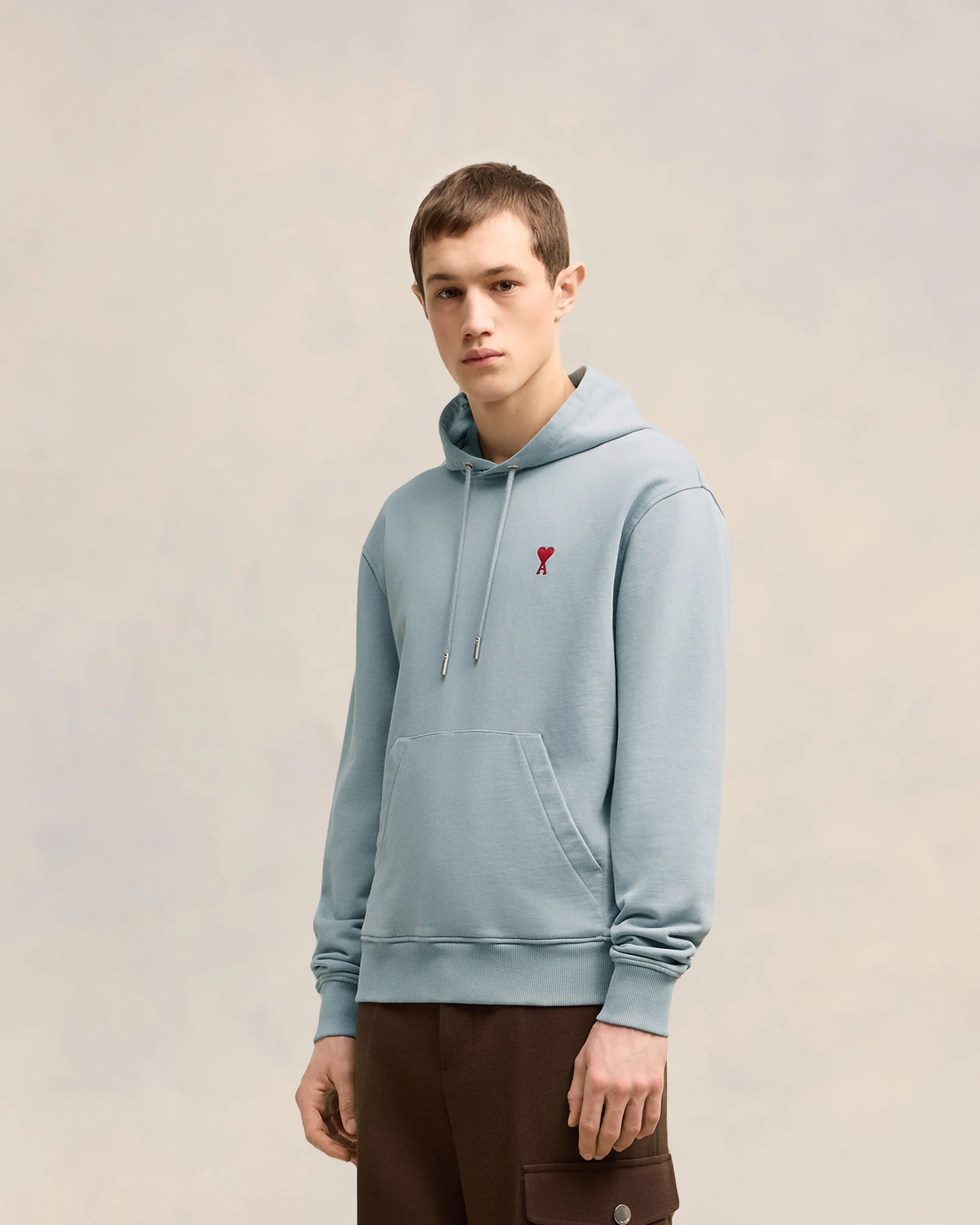 Clay Blue Red Ami De Coeur Hoodie - leoleo123123