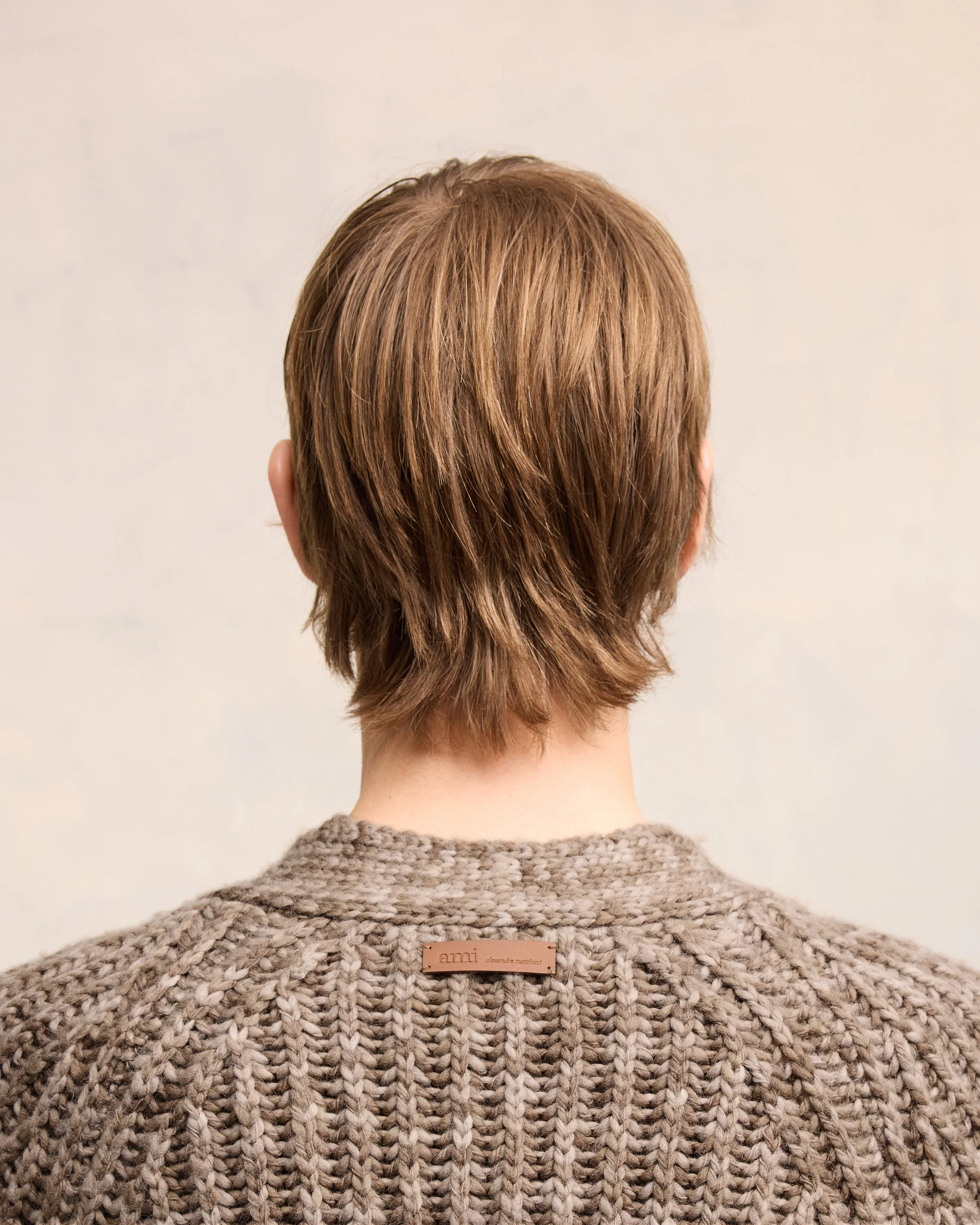 Dark Coffe/Light Sand Ribbed Cardigan - leoleo123123