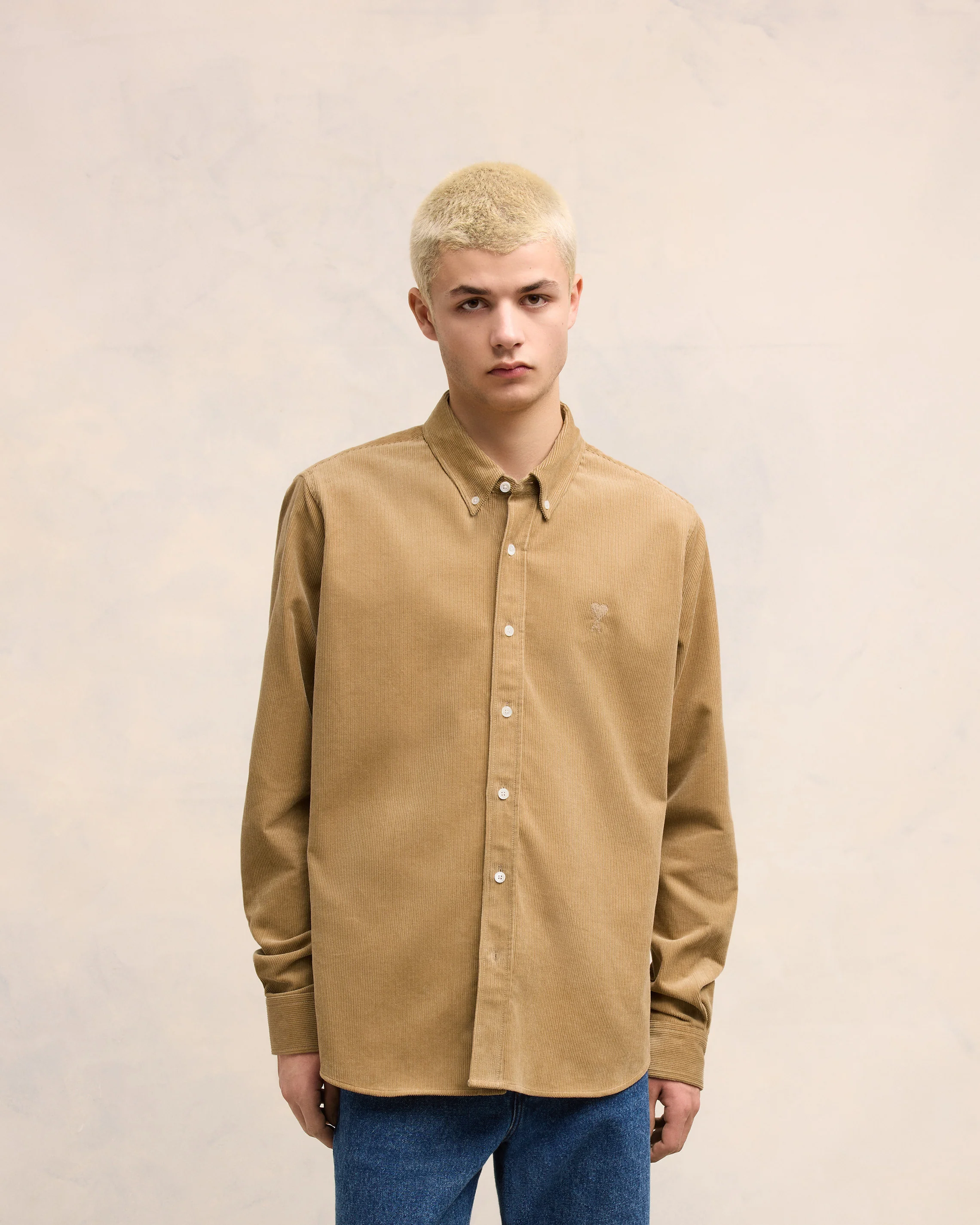 Sand Classic Fit Shirt - leoleo123123