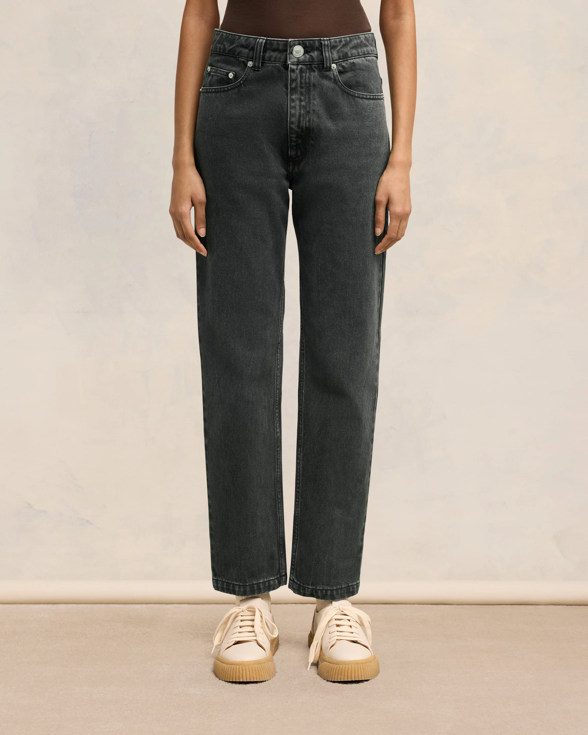 Black Classic Fit Jeans - leoleo123123