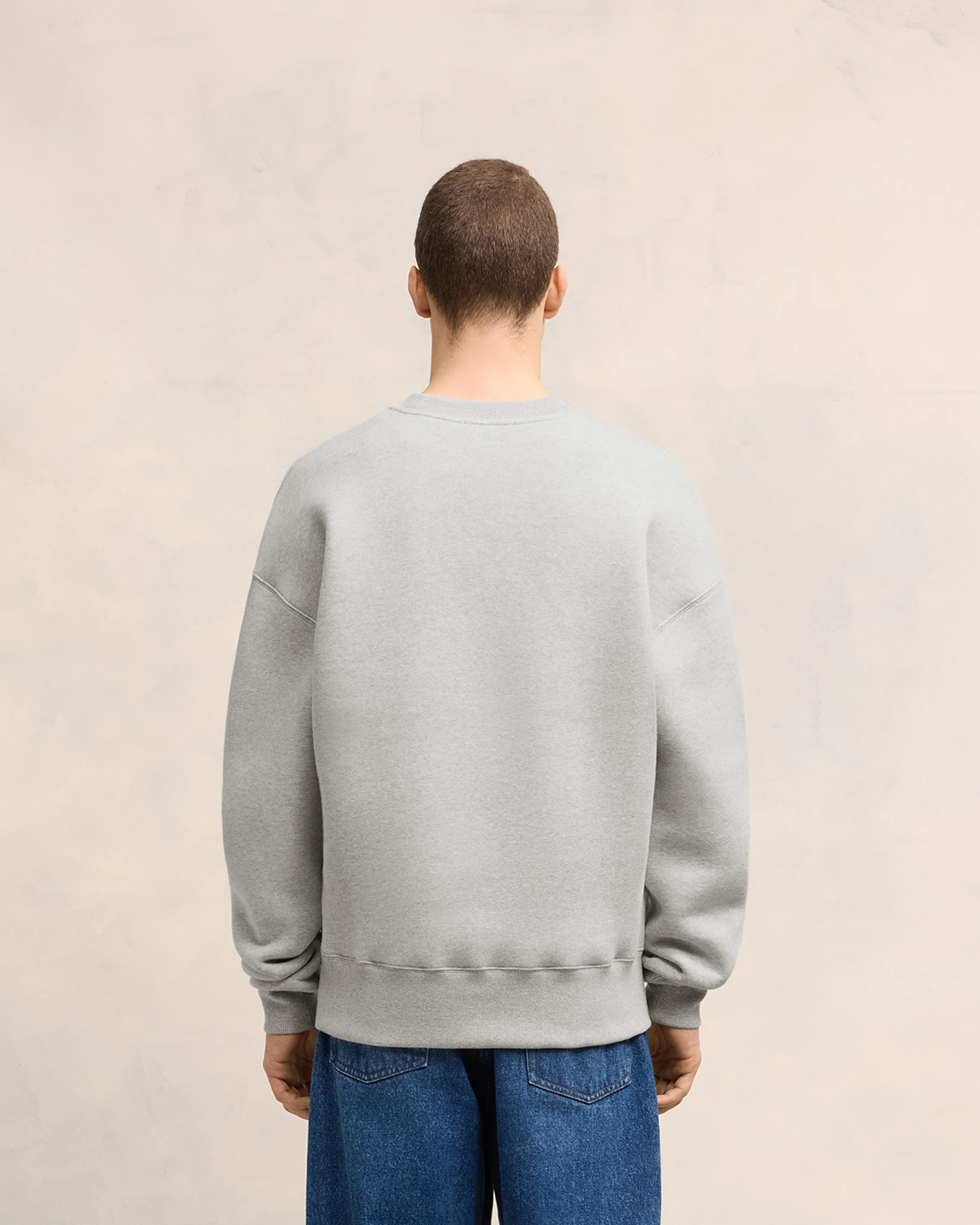 Heather Ash Grey Ami De Coeur Sweatshirt - leoleo123123