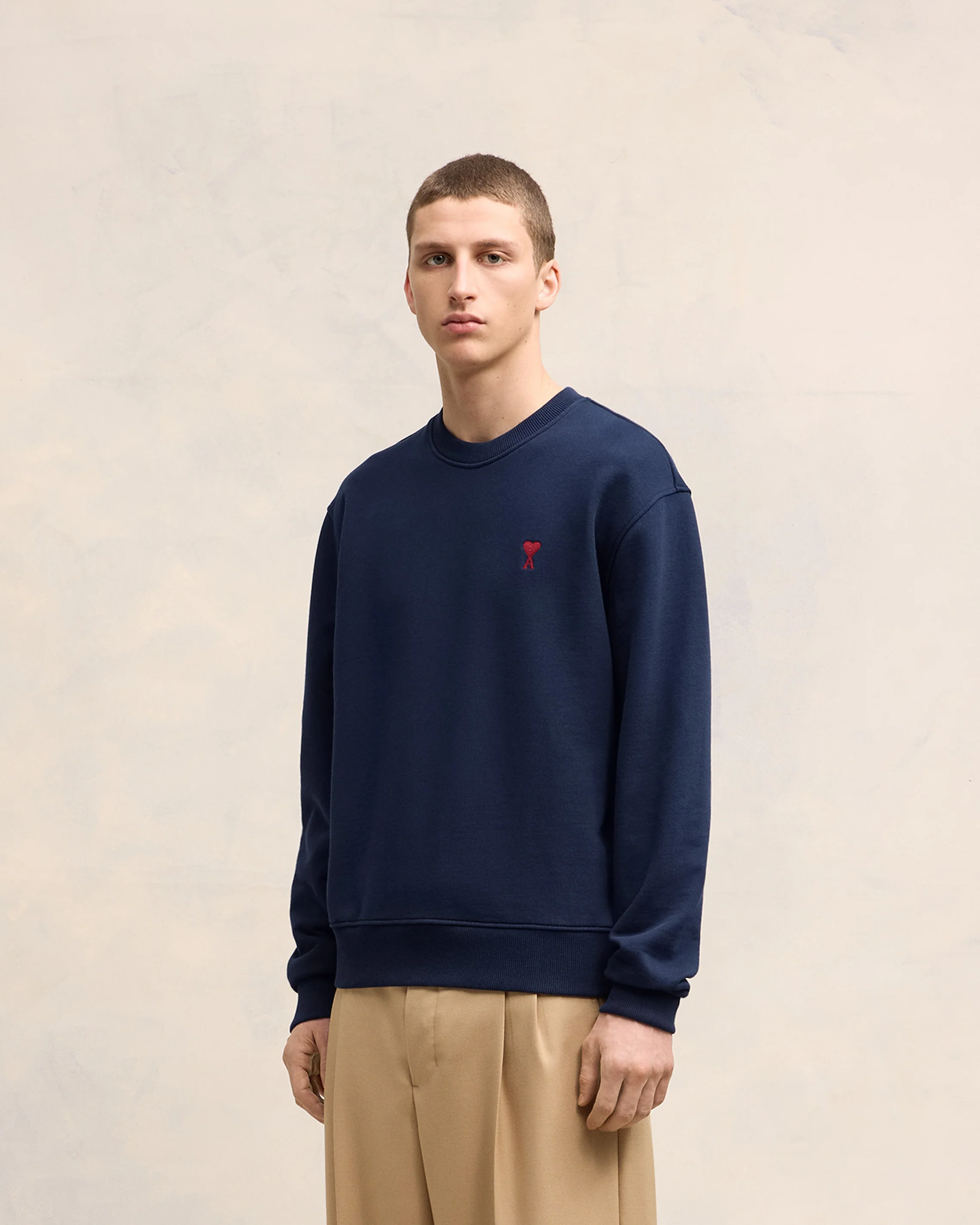 Night Blue Red Ami De Coeur Sweatshirt - leoleo123123