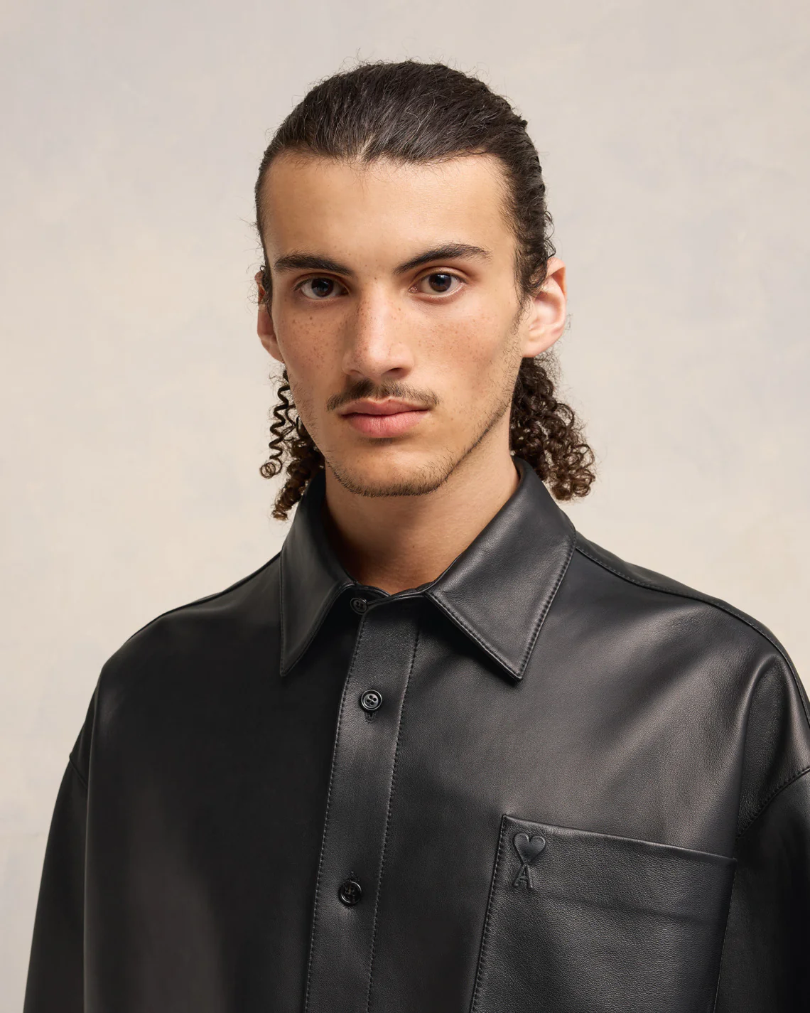 Black Boxy Fit Shirt - leoleo123123