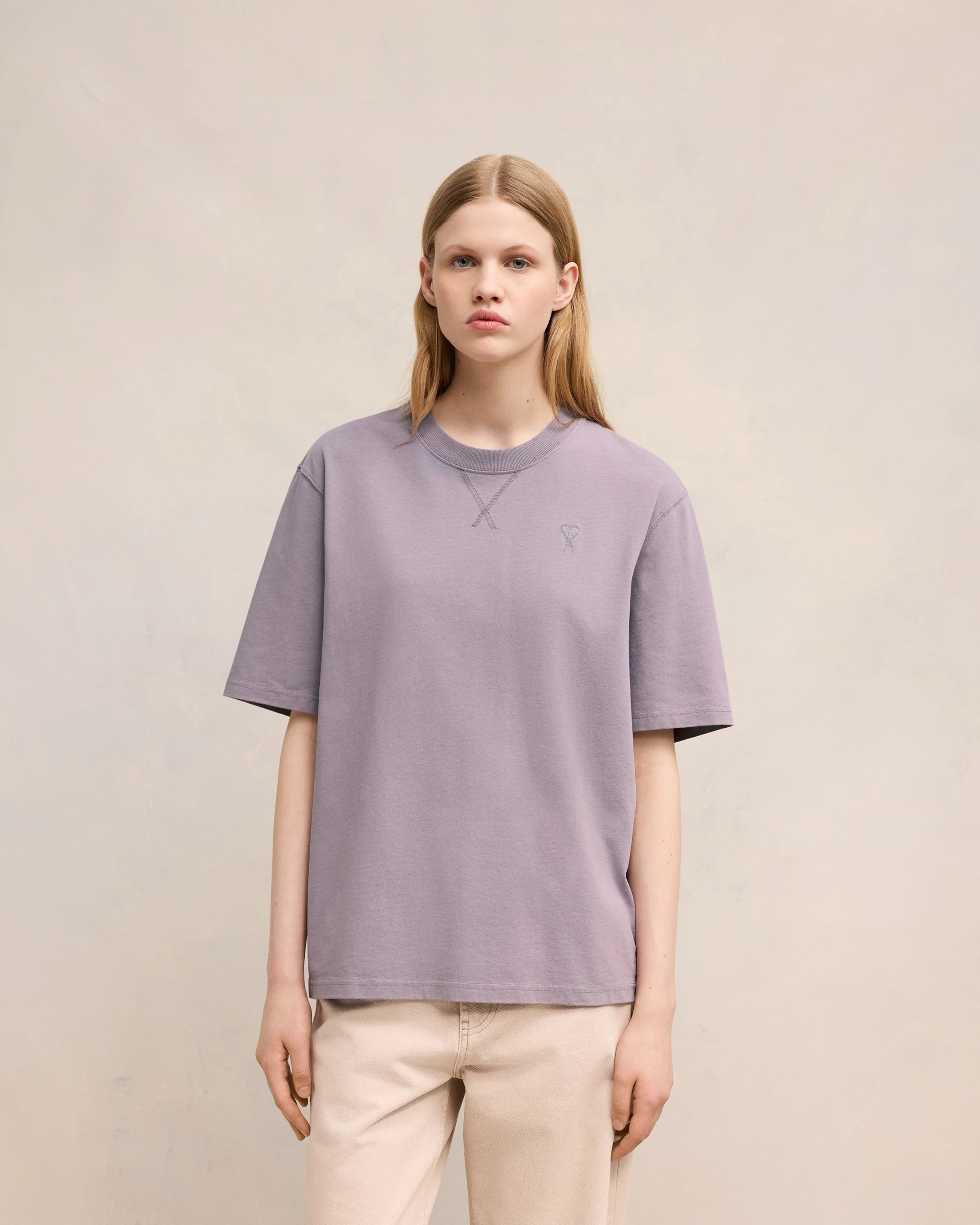 Lilac Ami De Coeur T-Shirt - leoleo123123