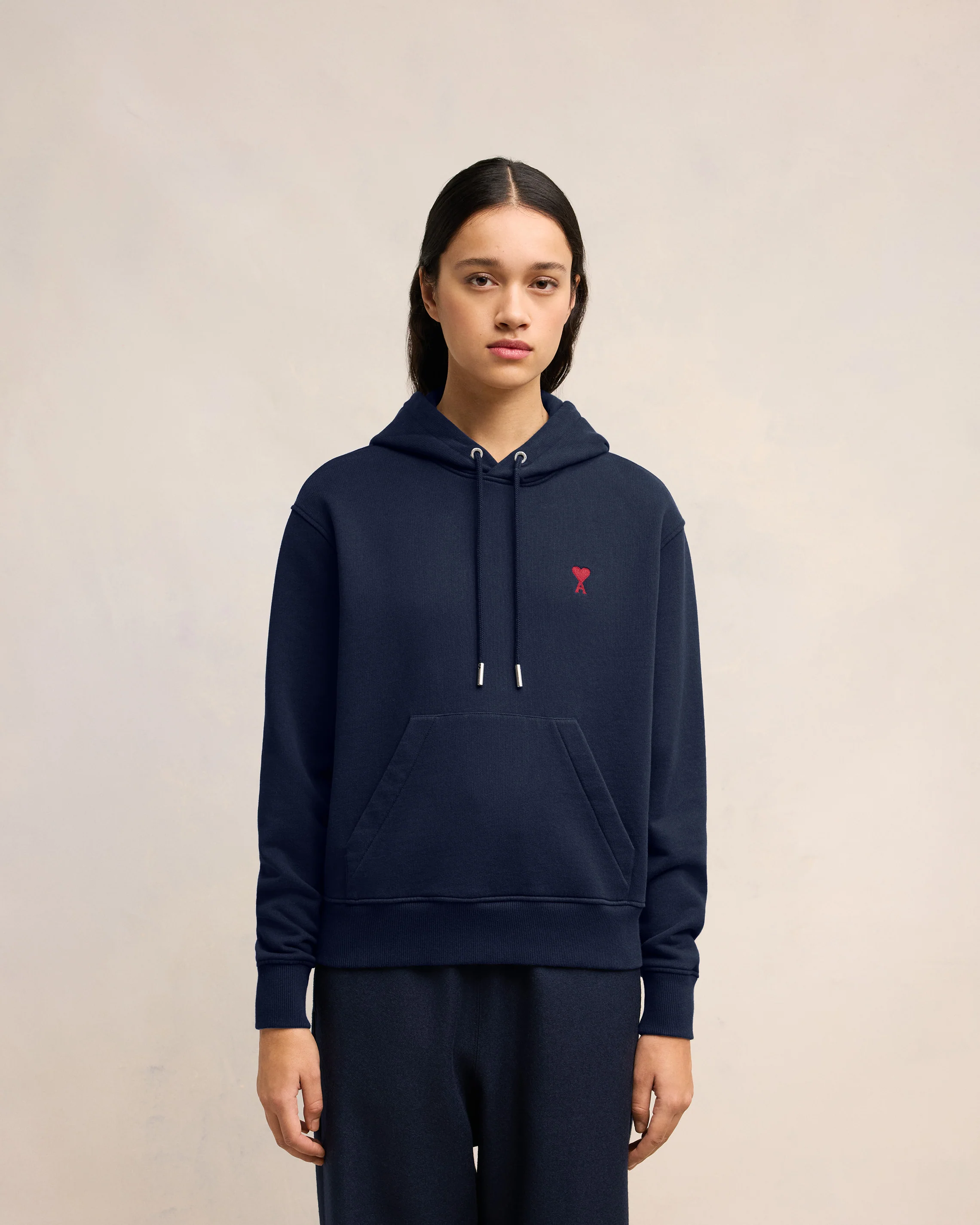Night Blue Red Ami De Coeur Hoodie - leoleo123123