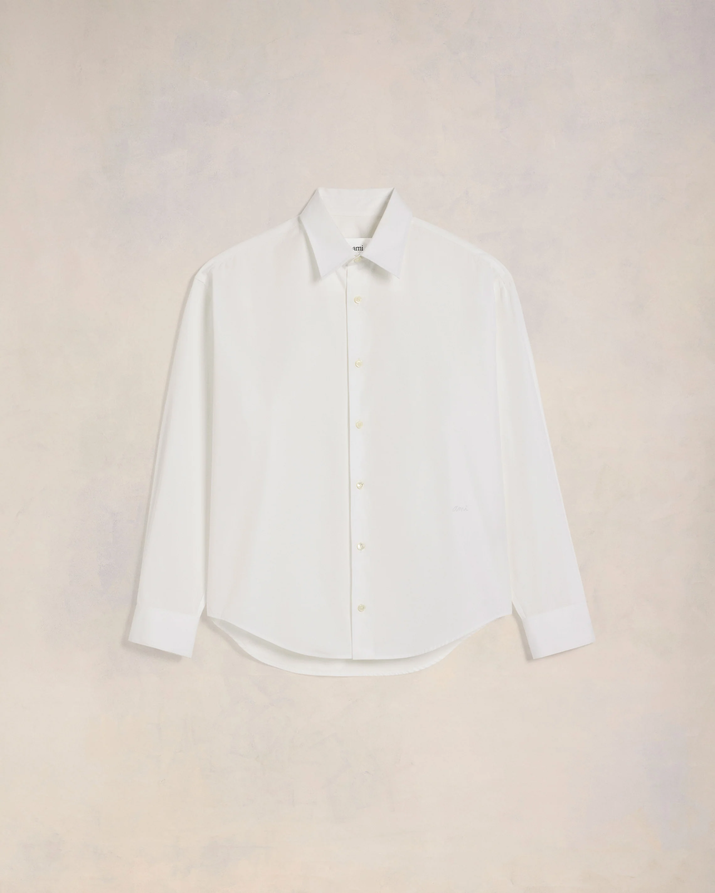 White Boxy Fit Shirt - leoleo123123