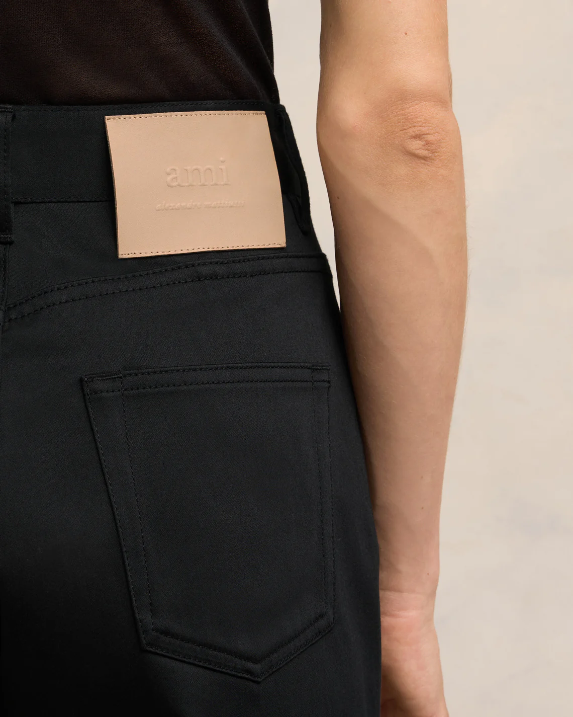 Black Flare Fit Trousers - leoleo123123