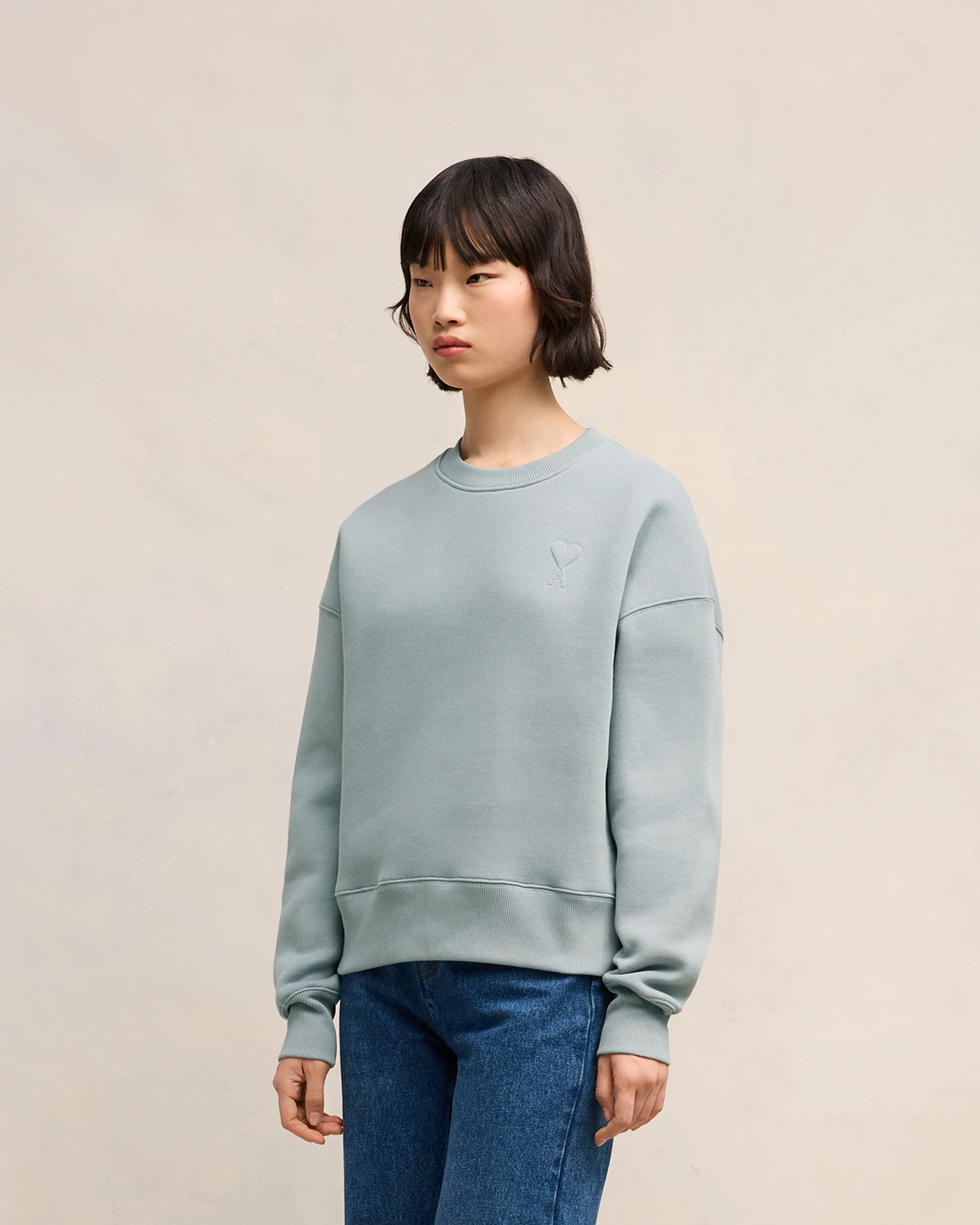 Clay Blue Ami De Coeur Sweatshirt - leoleo123123