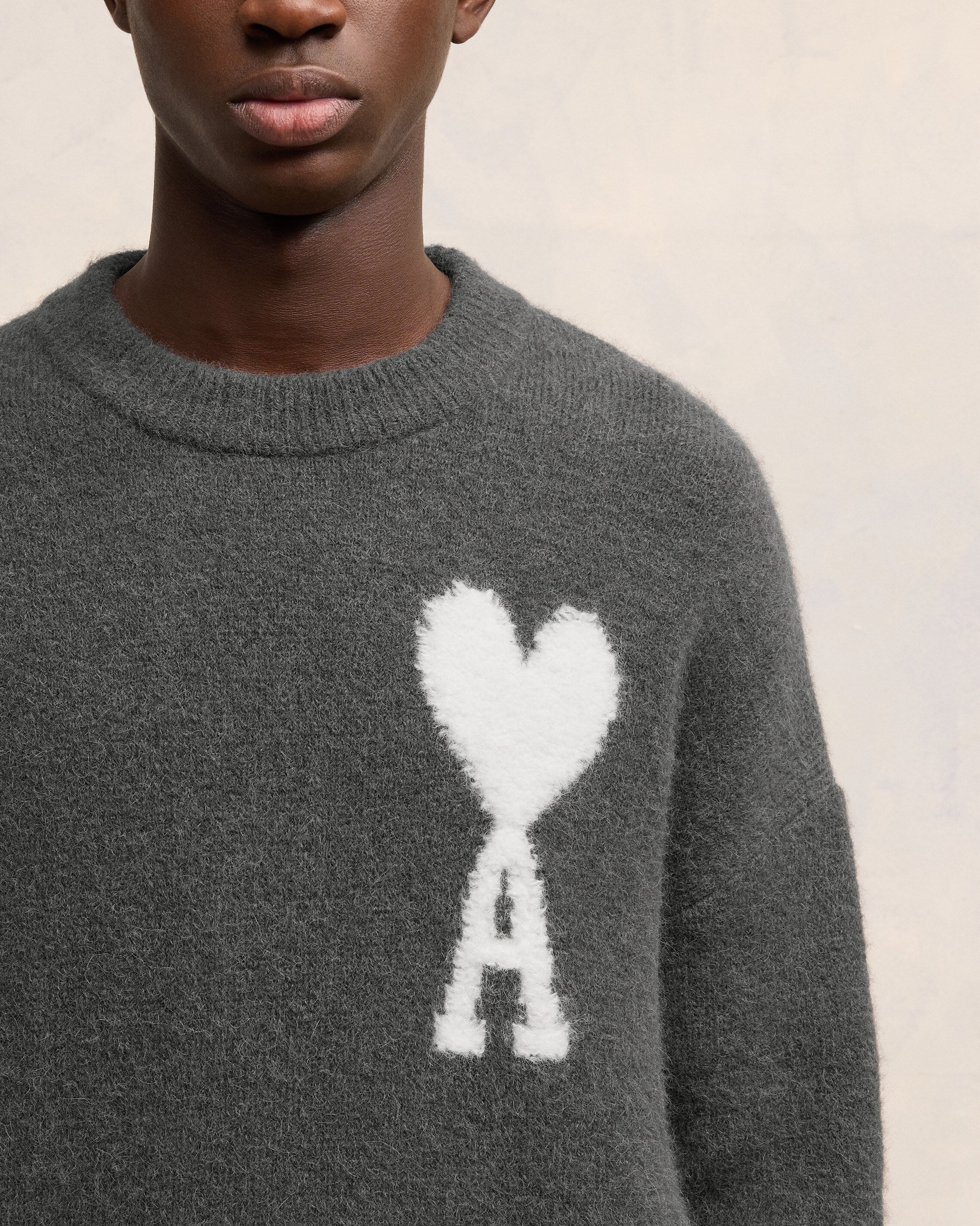 Alpaca Wool Jumper | Ami De Coeur | Ami Paris US - leoleo123123