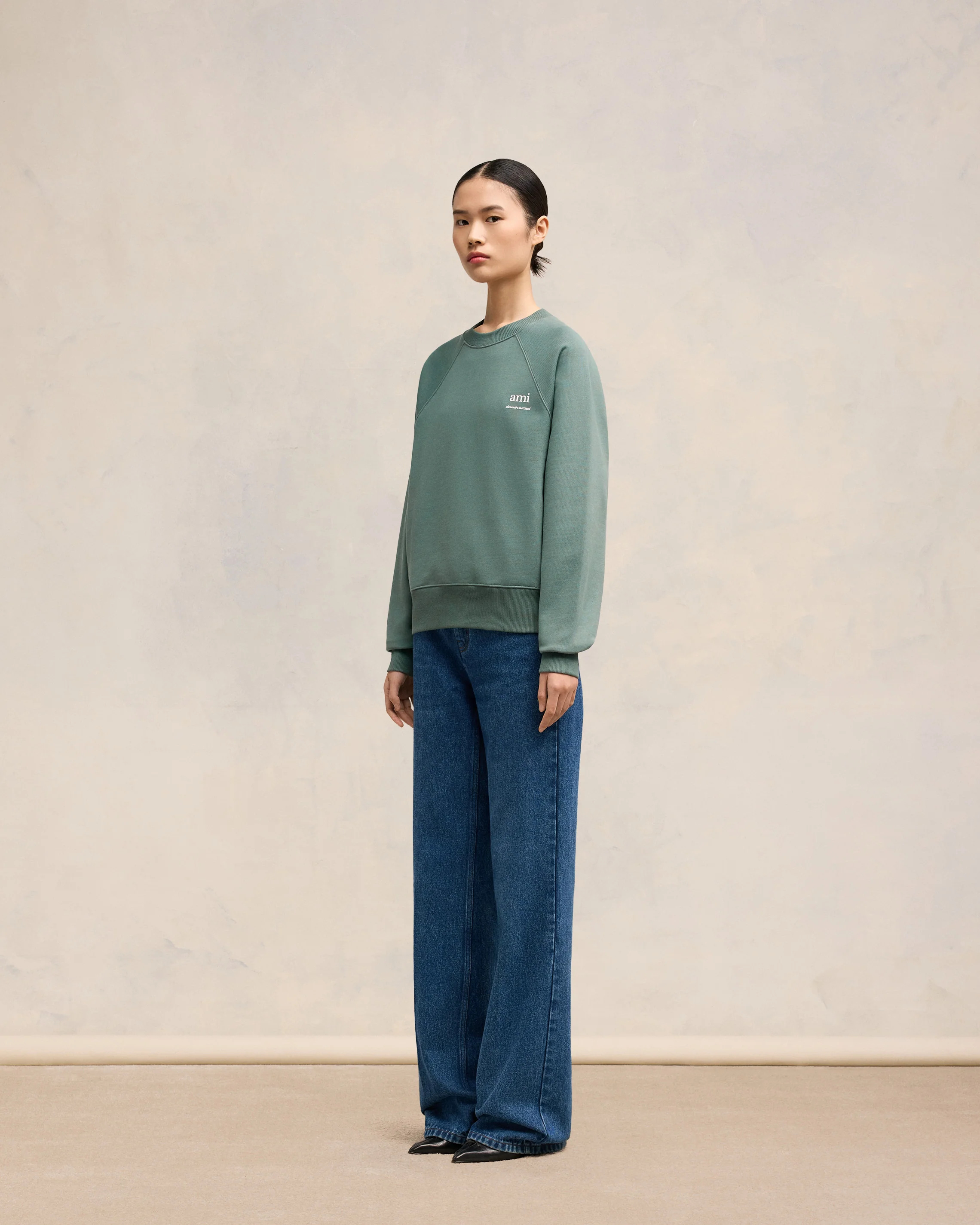 Antique Clay Ami Alexandre Mattiussi Sweatshirt - leoleo123123