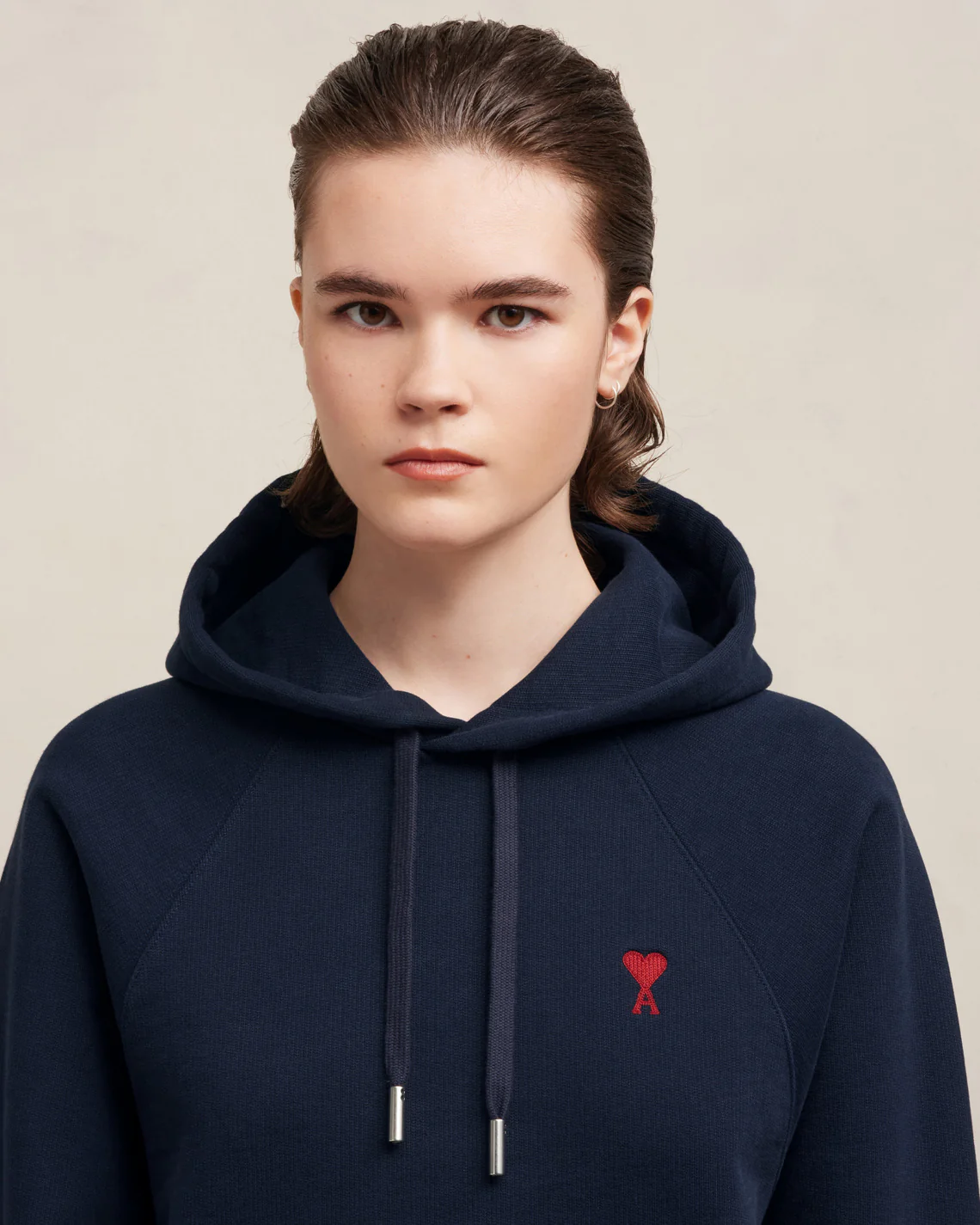 Hoodie Ami De Coeur Bleu Nuit - leoleo123123