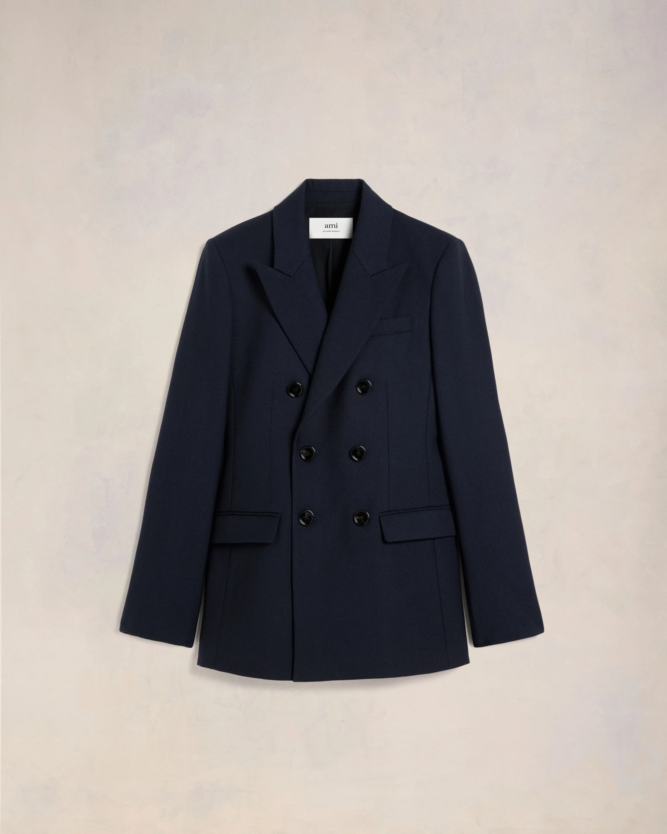 Navy Blue Double Breasted Jacket - leoleo123123