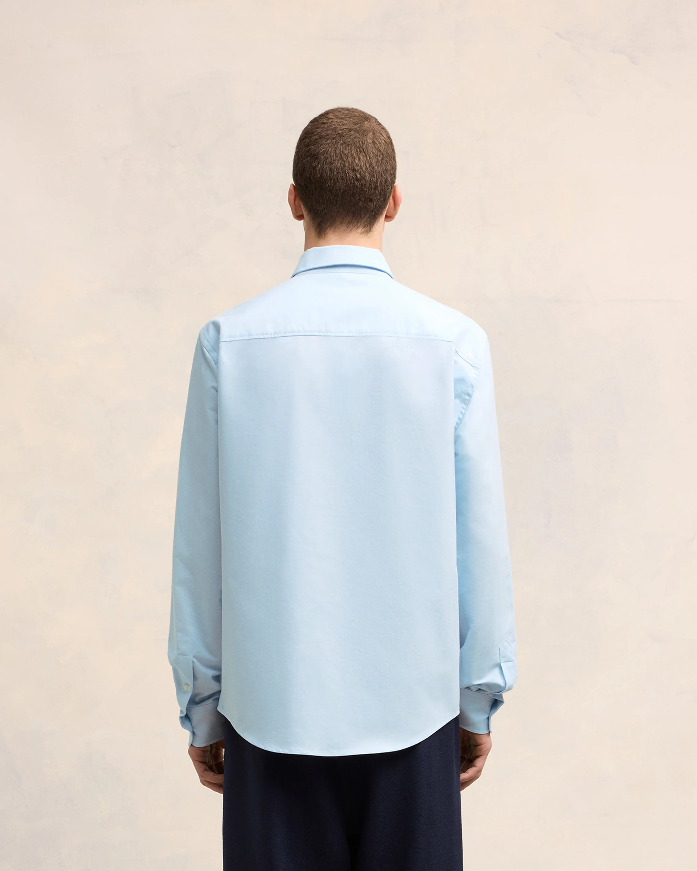 Sky Blue Button-Down Ami De Coeur Shirt - leoleo123123