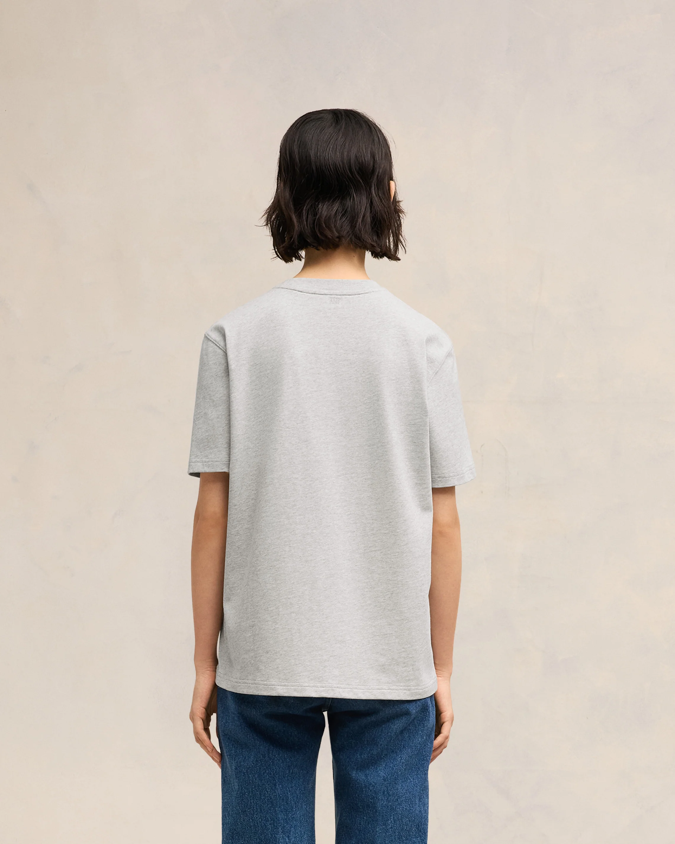 Heather Ash Grey Ami De Coeur T-Shirt - leoleo123123