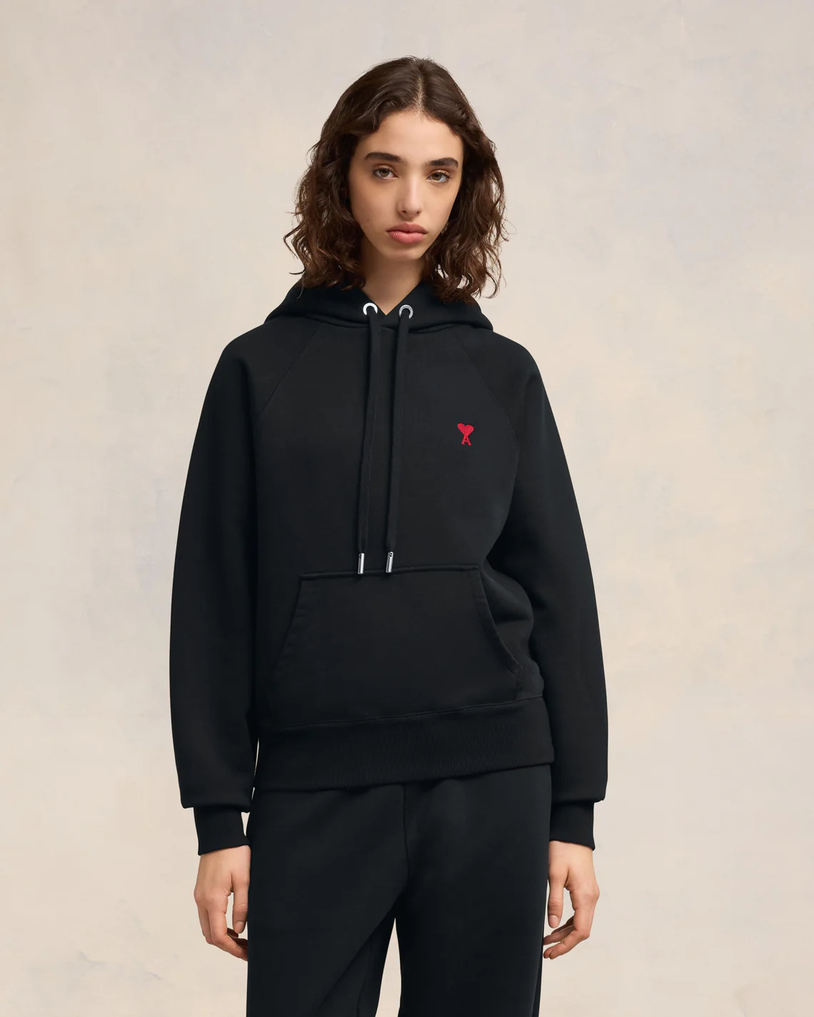 Black Fleece Hoodie | Ami De Coeur | Ami Paris US - leoleo123123