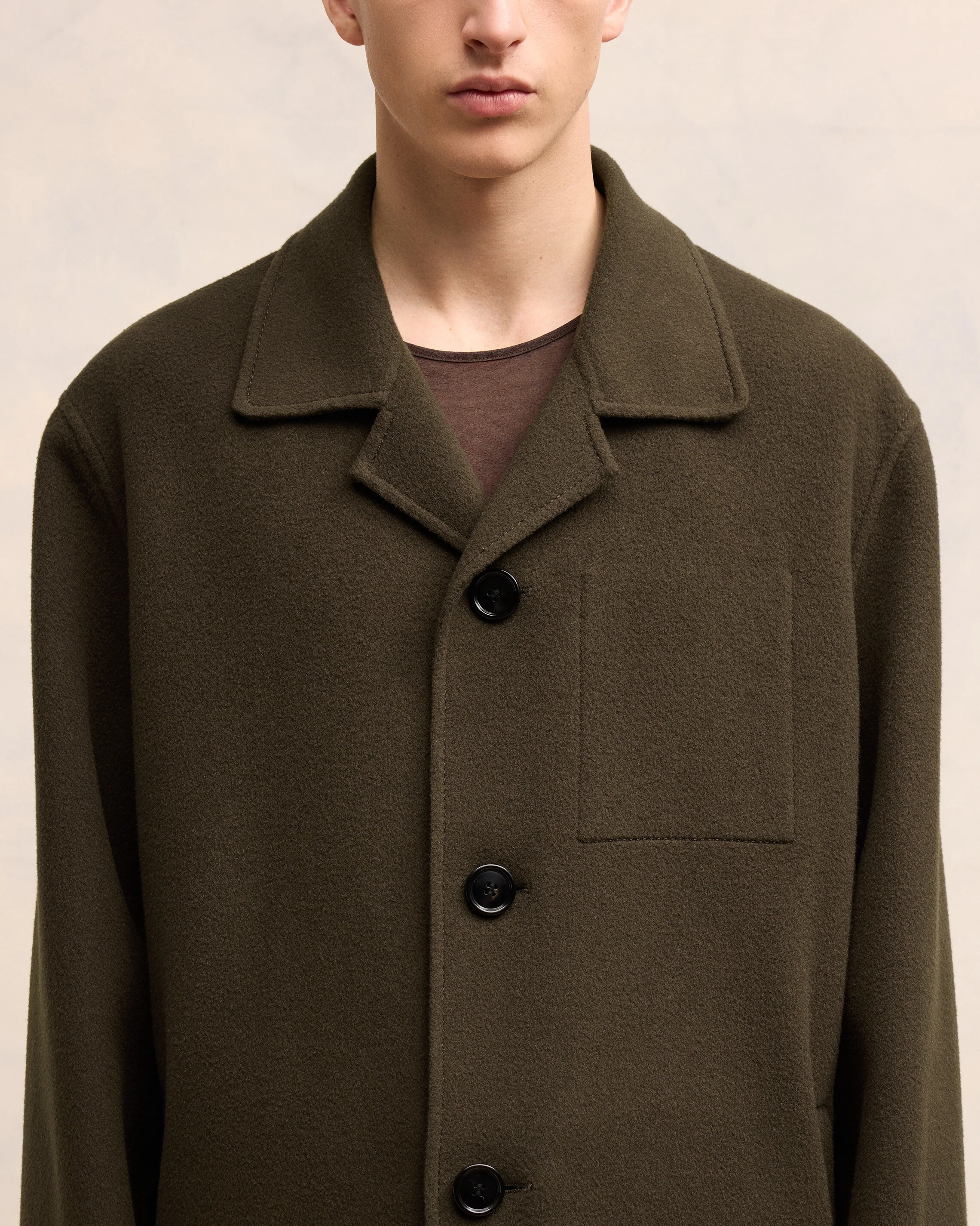 Dark Coffee Belted Car Coat - leoleo123123