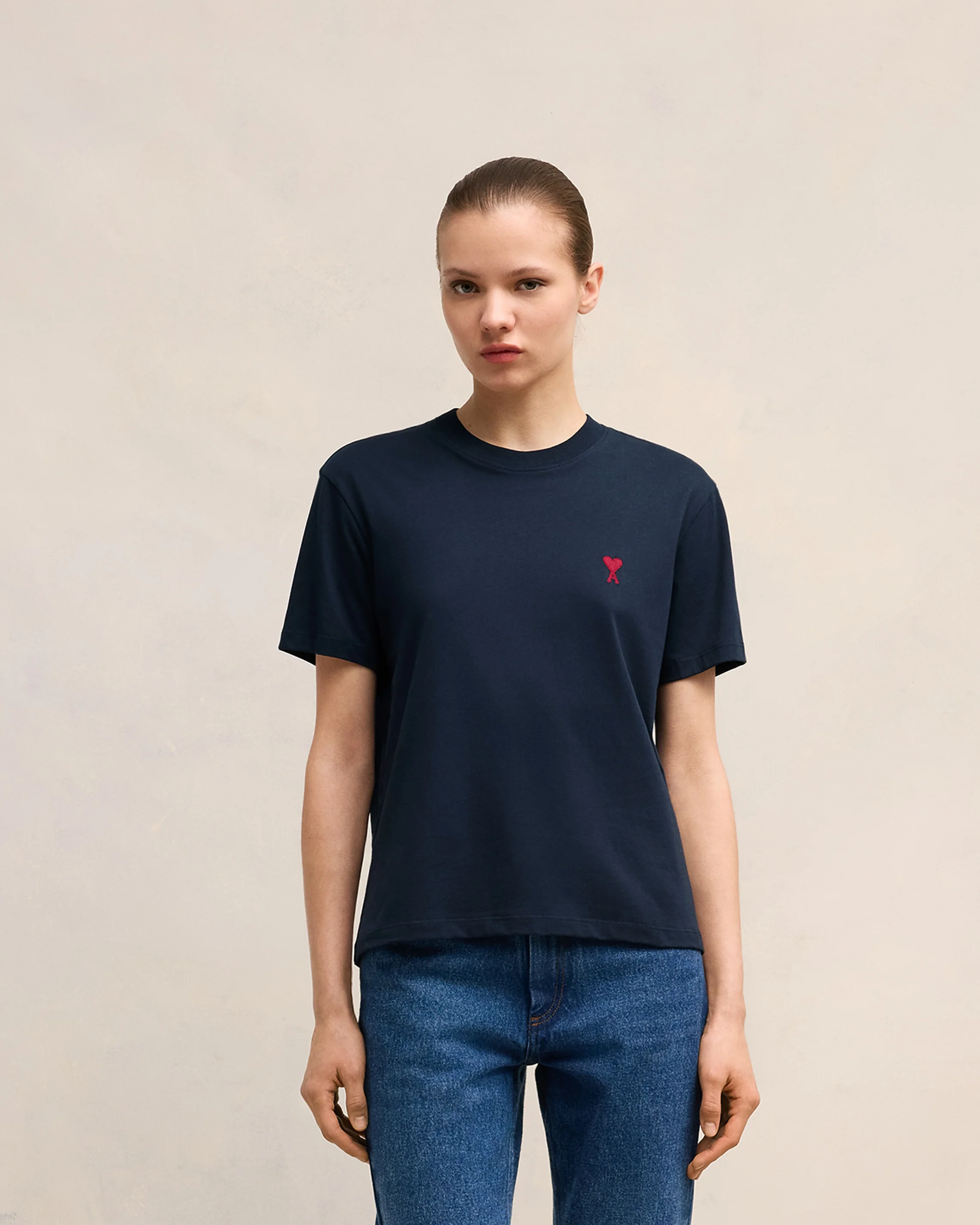 Night Blue Red Ami De Coeur T-Shirt - leoleo123123