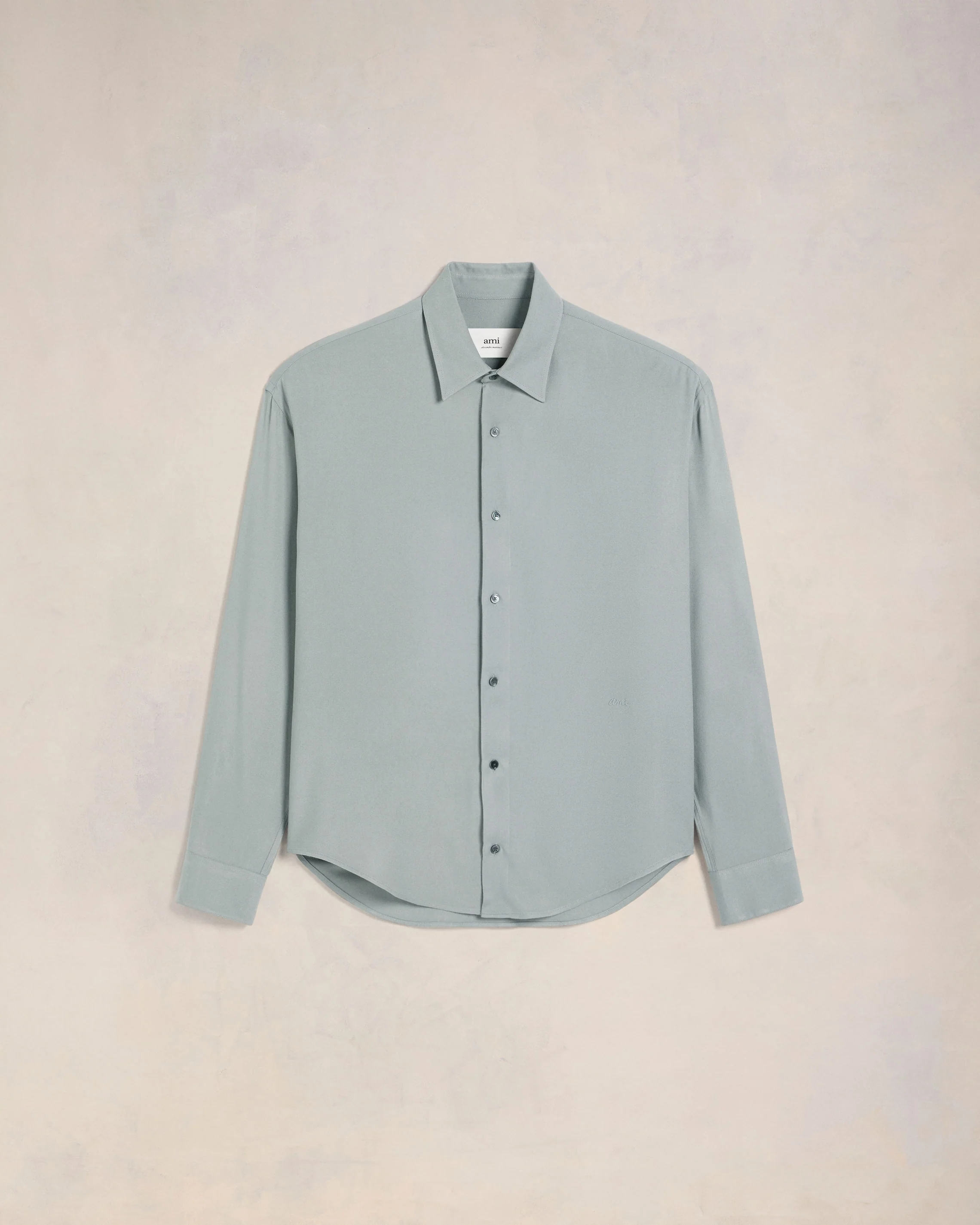 Clay Blue Boxy Fit Shirt - leoleo123123