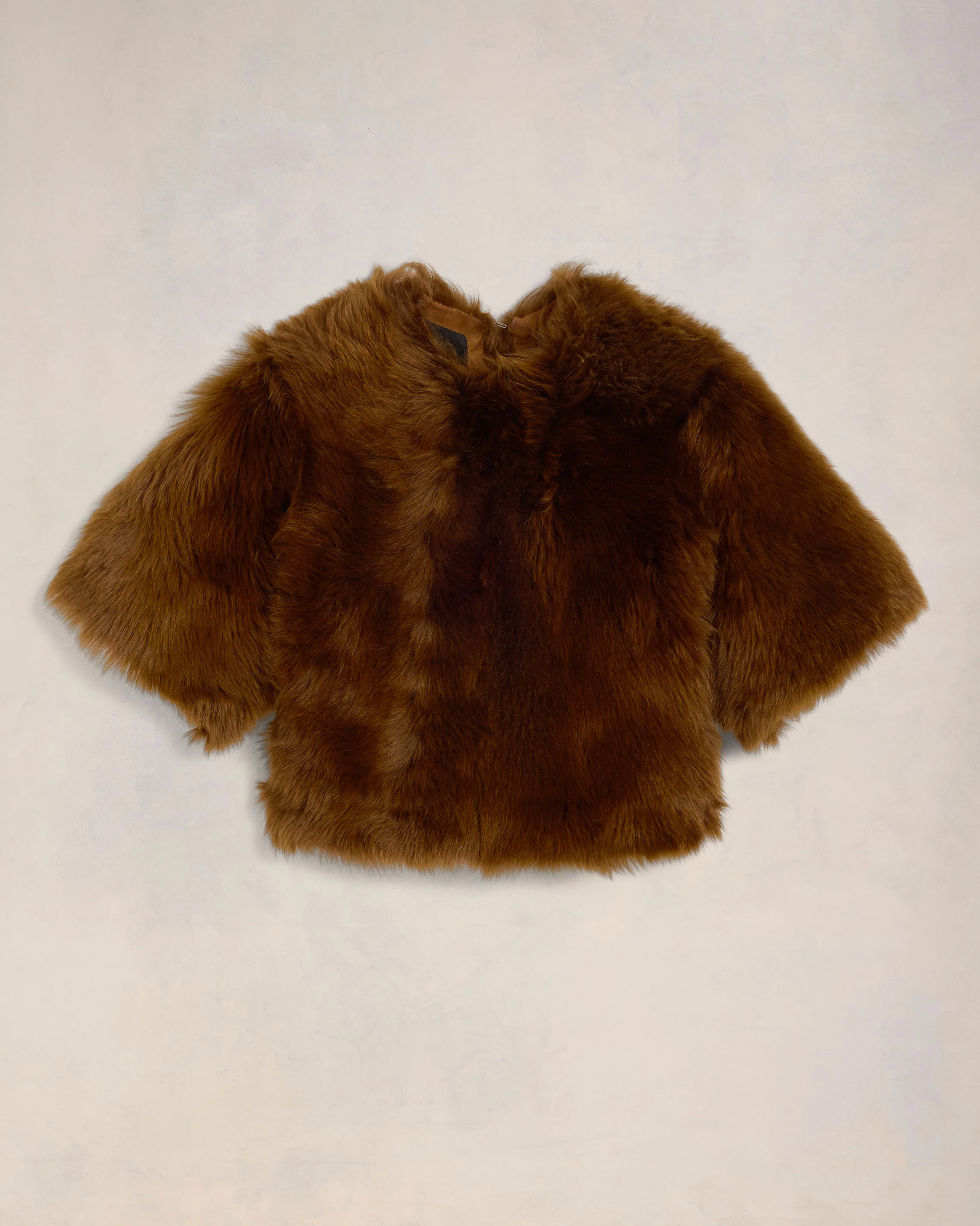 Fawn Shearling Top - leoleo123123