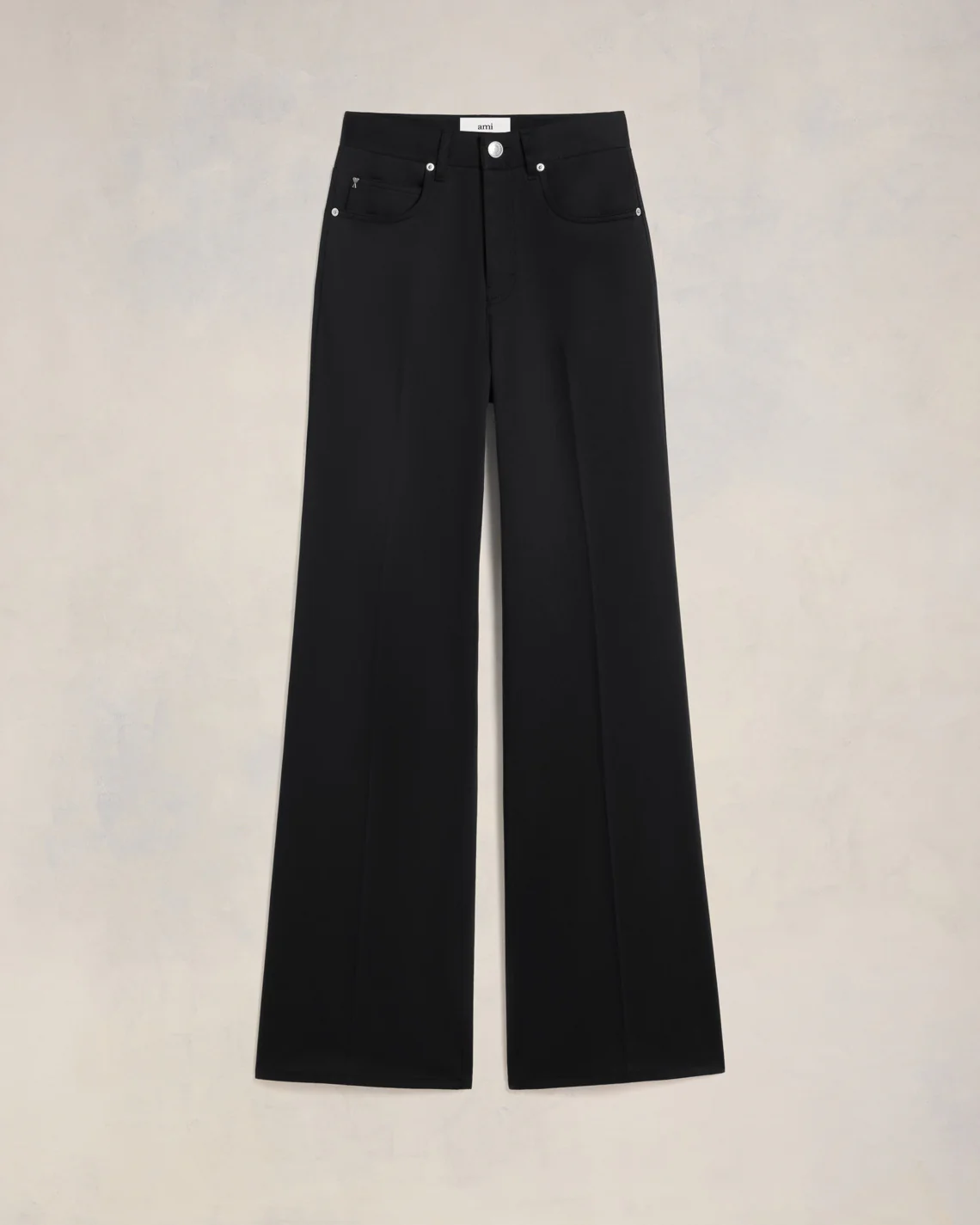 Black Flare Fit Trousers - leoleo123123