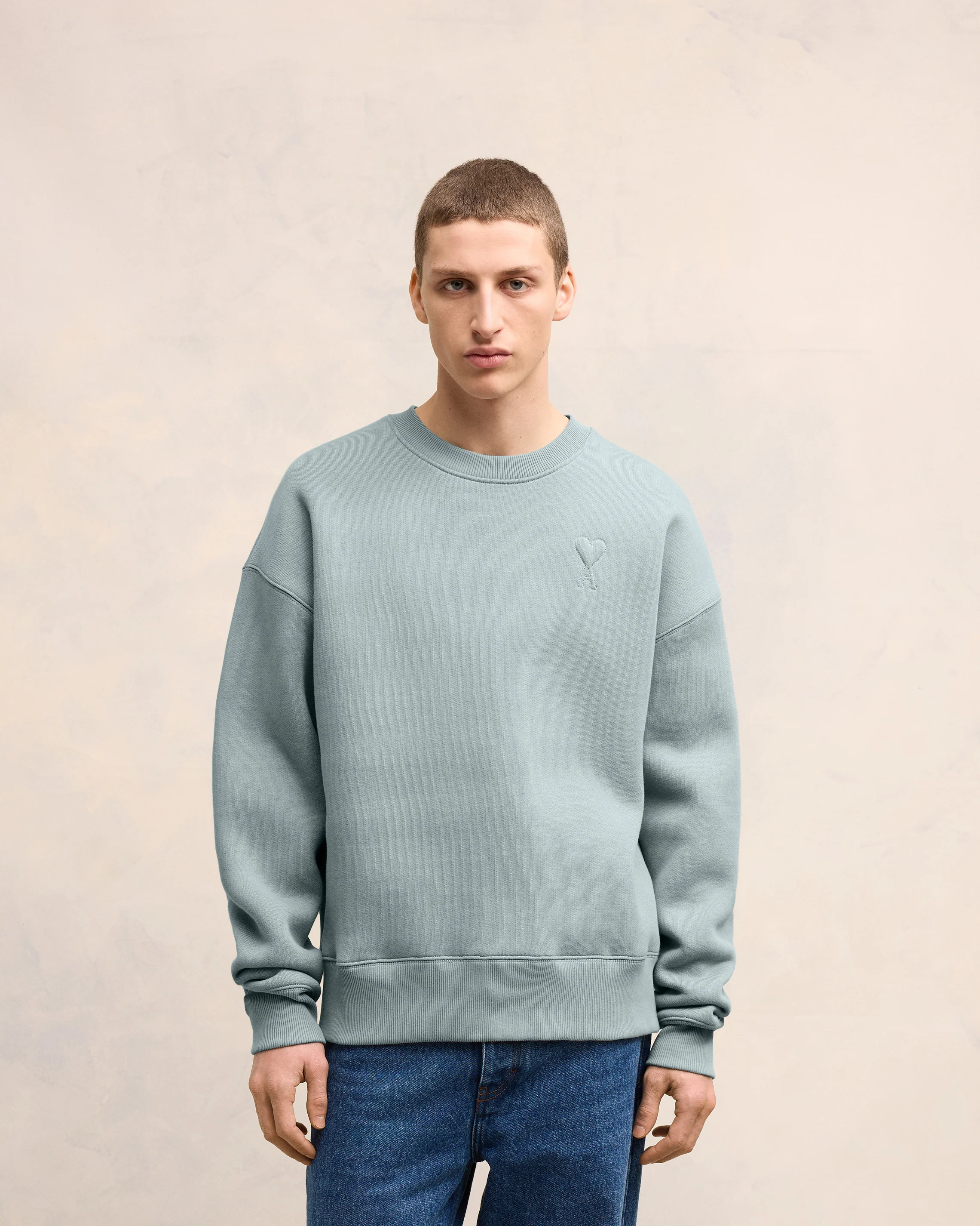 Clay Blue Ami De Coeur Sweatshirt - leoleo123123