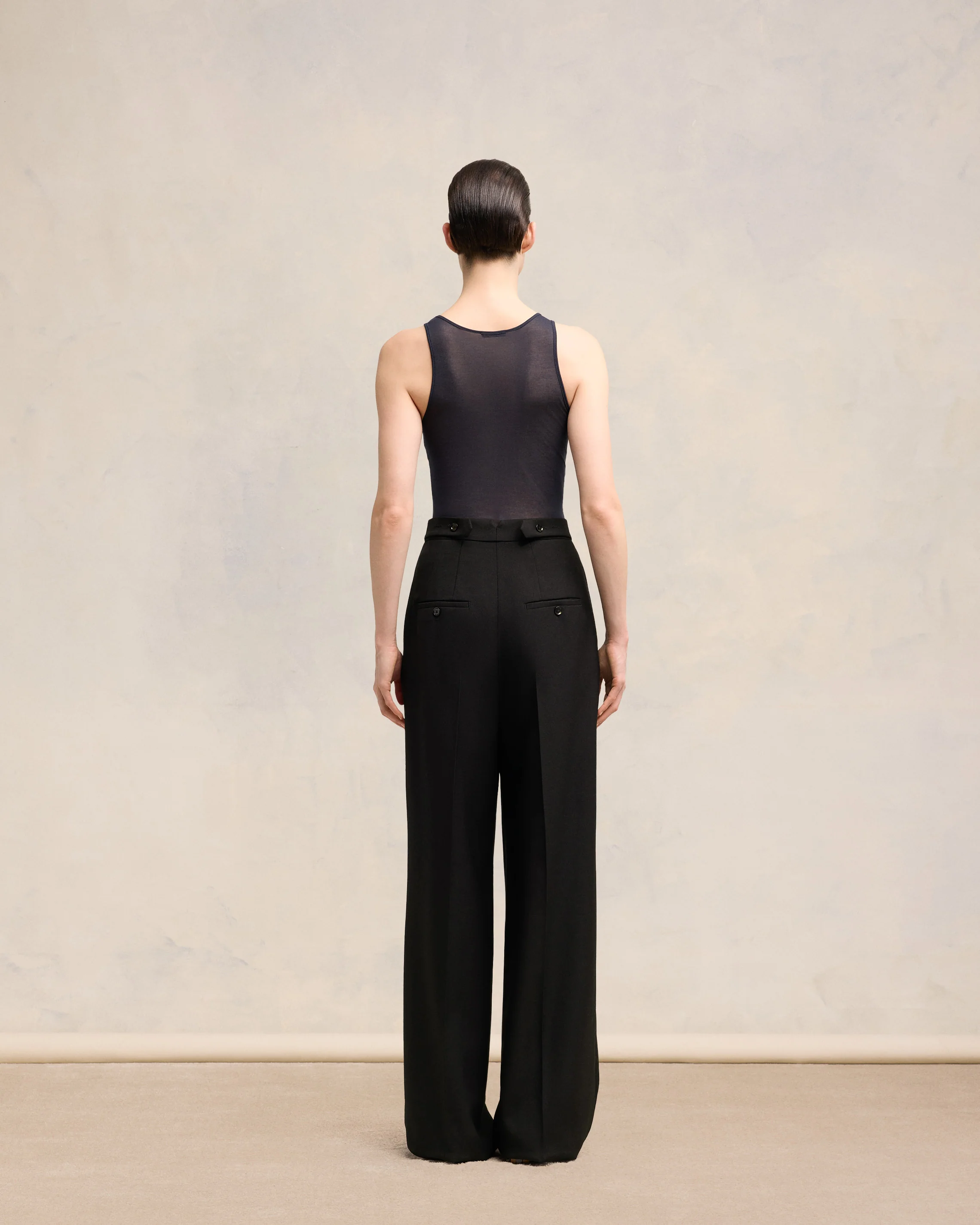 Wide-Leg Wool Pants | Ami Paris US - leoleo123123