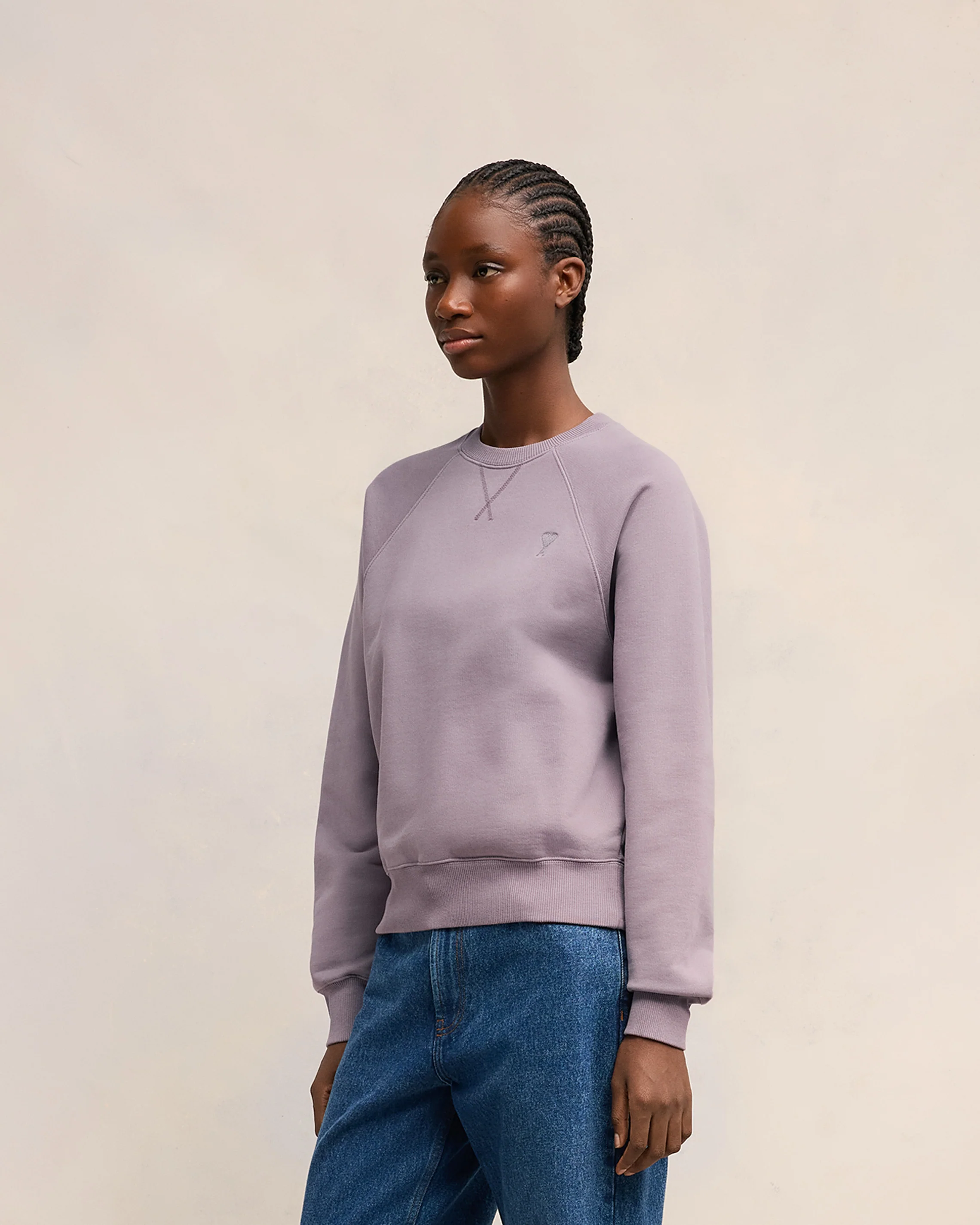 Lilac Ami De Coeur Sweatshirt - leoleo123123