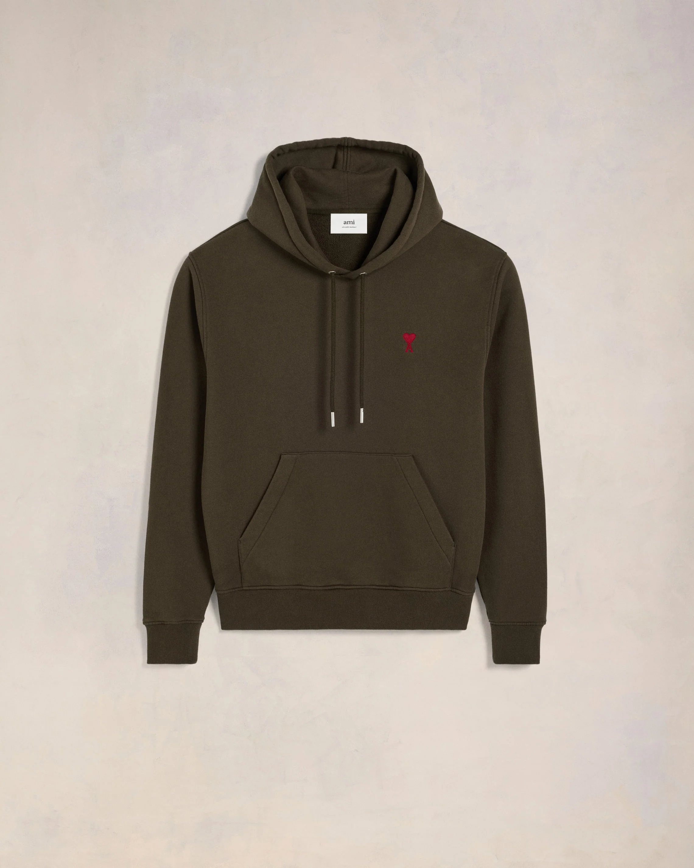 Dark Coffee Red Ami De Coeur Hoodie - leoleo123123