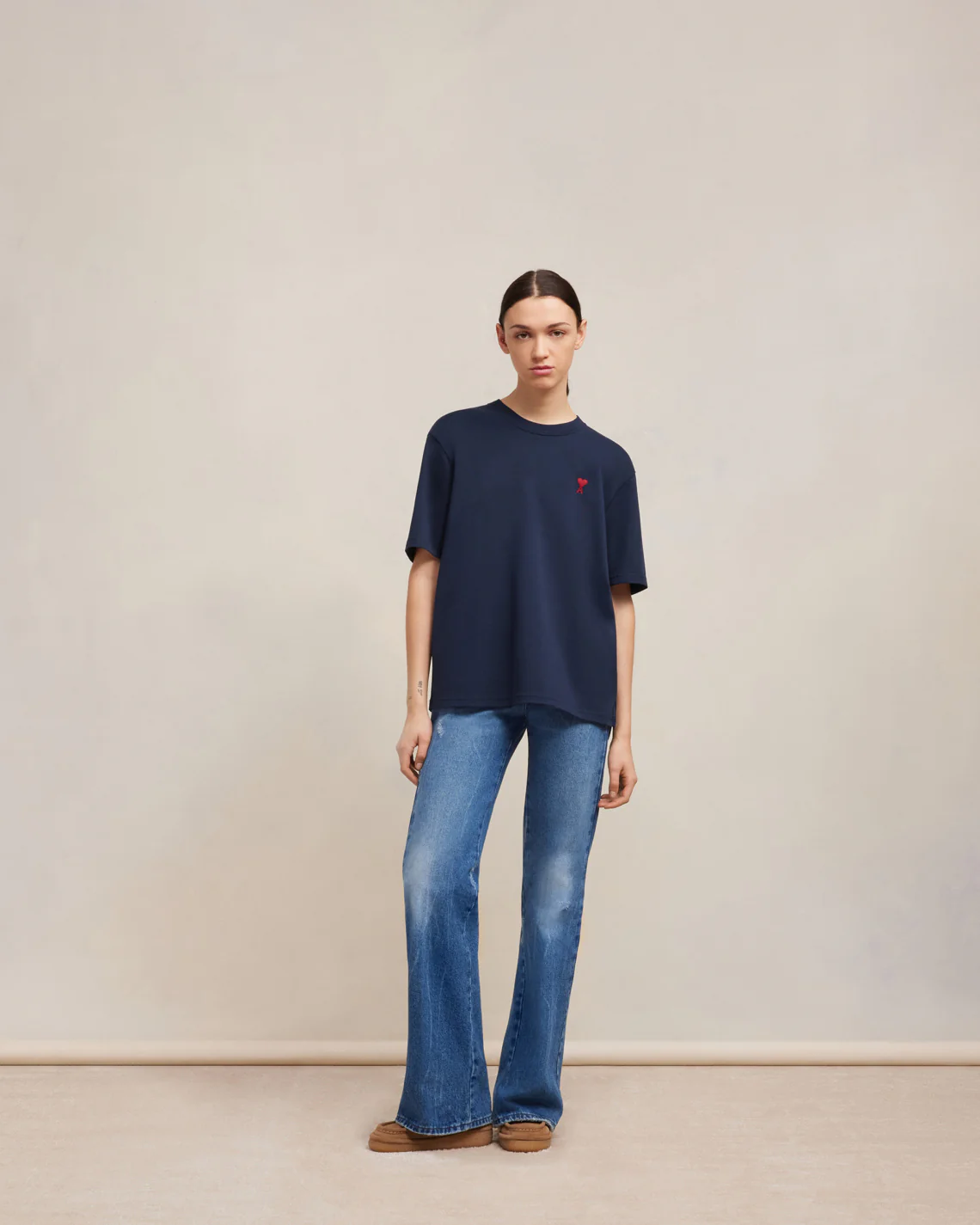 Night Blue Ami De Coeur T-Shirt - leoleo123123