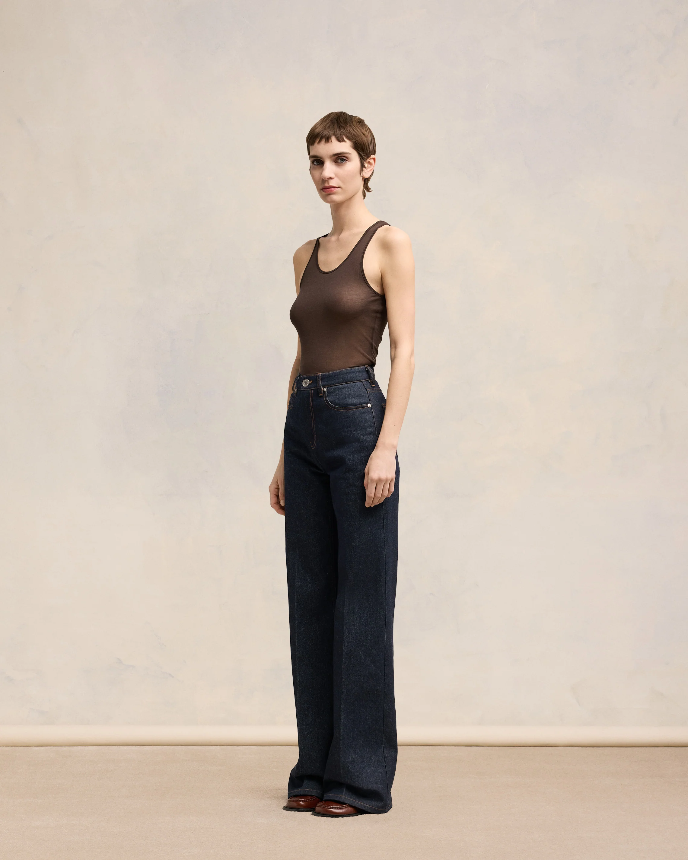 Indigo Flare Fit Jeans - leoleo123123