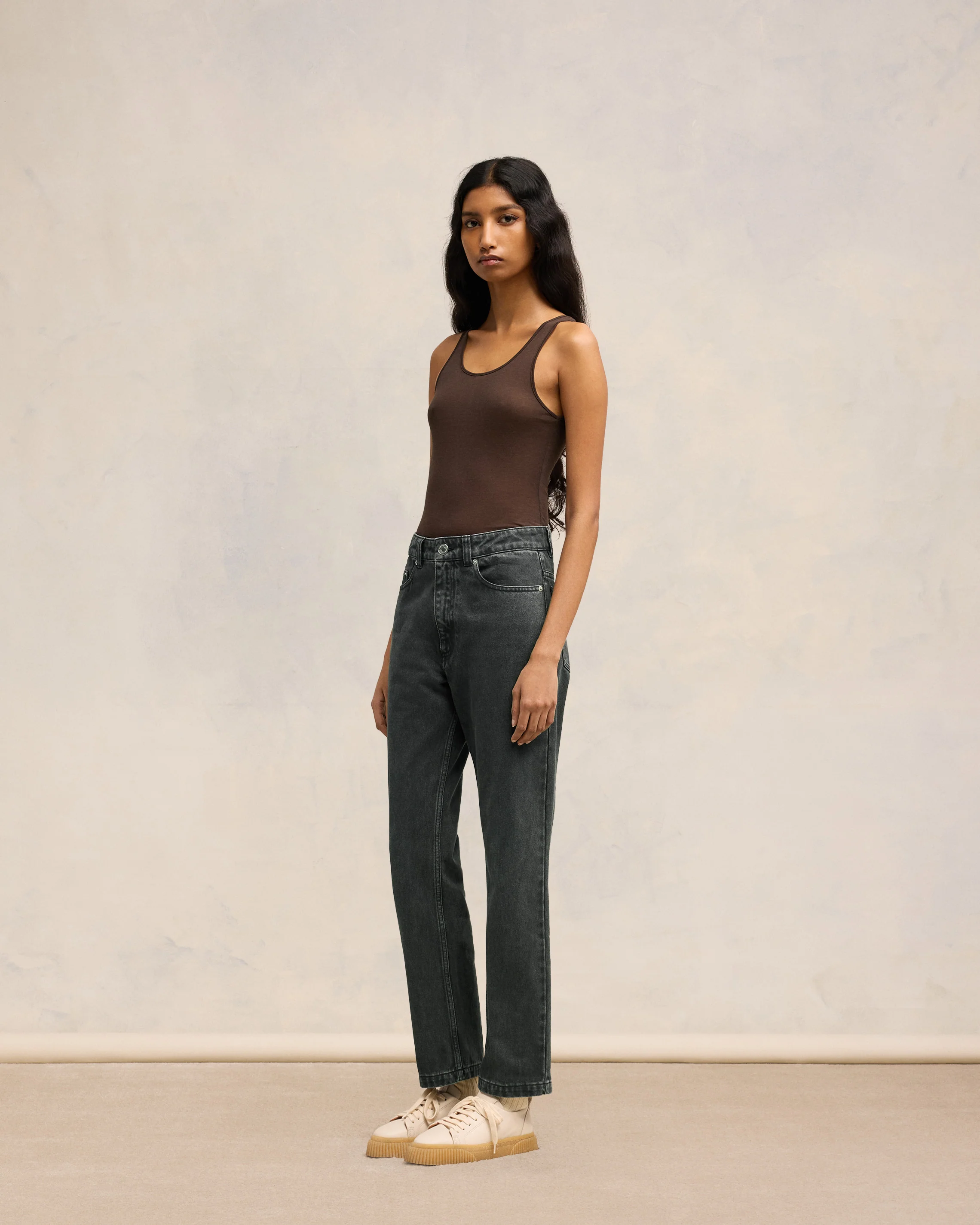 Black Classic Fit Jeans - leoleo123123